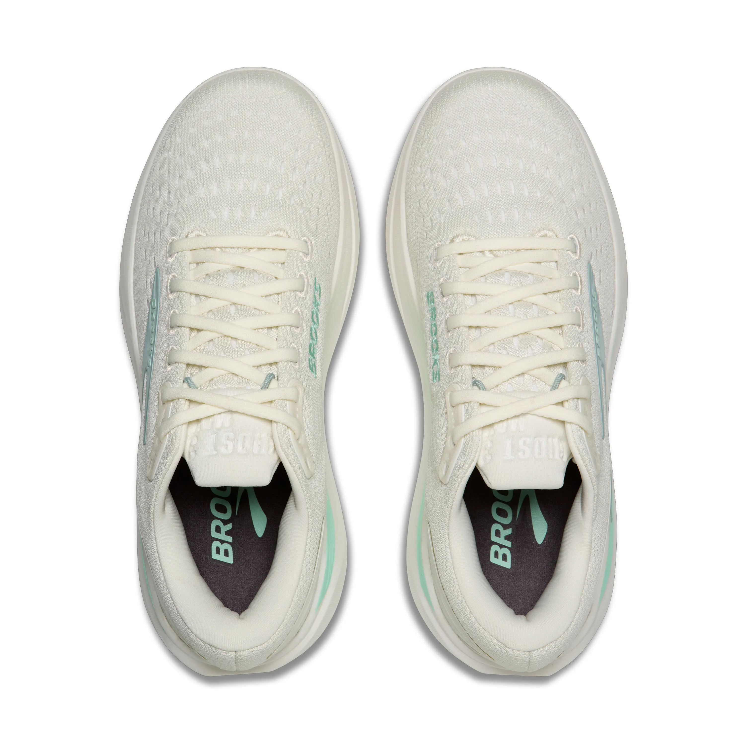 BROOKS Ghost Max 3 Damen Laufschuhe Joggingschuhe weiß/türkis