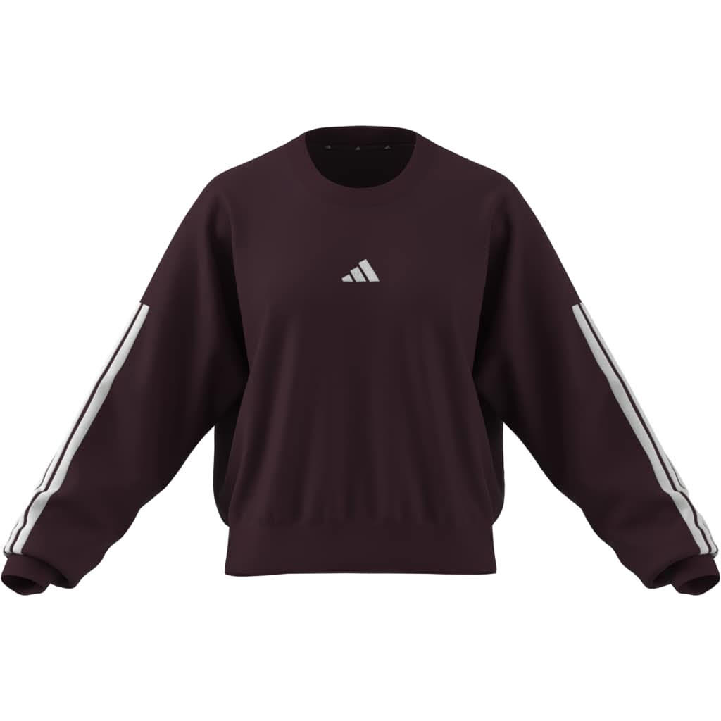 adidas W 3S FT SWT Damen Sweatshirt schwarz