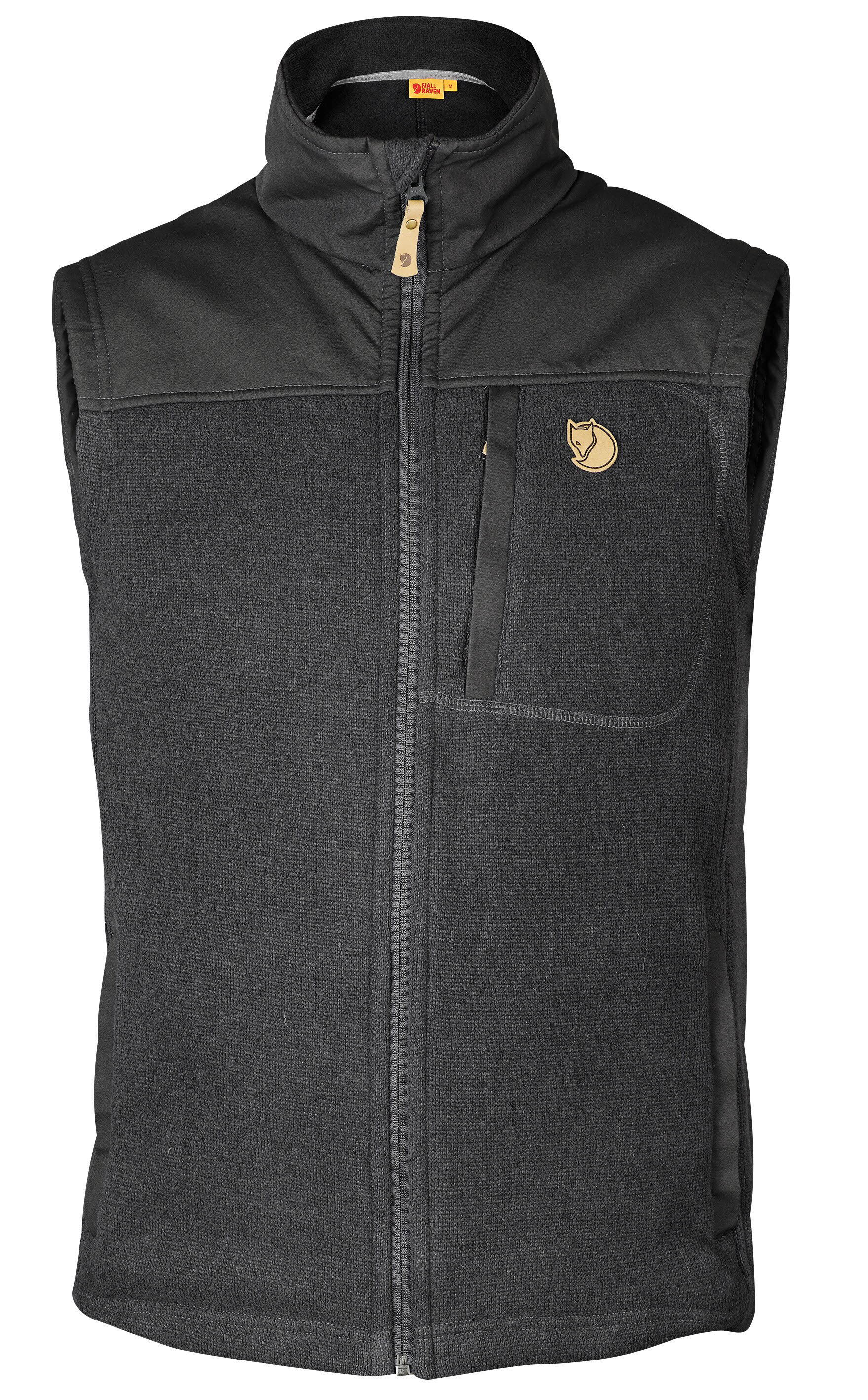 Fjällräven HE Buck Fleece Vest Herren Fleeceweste ärmellos Komfort warm Outdoor Sport Freizeit grau NEU