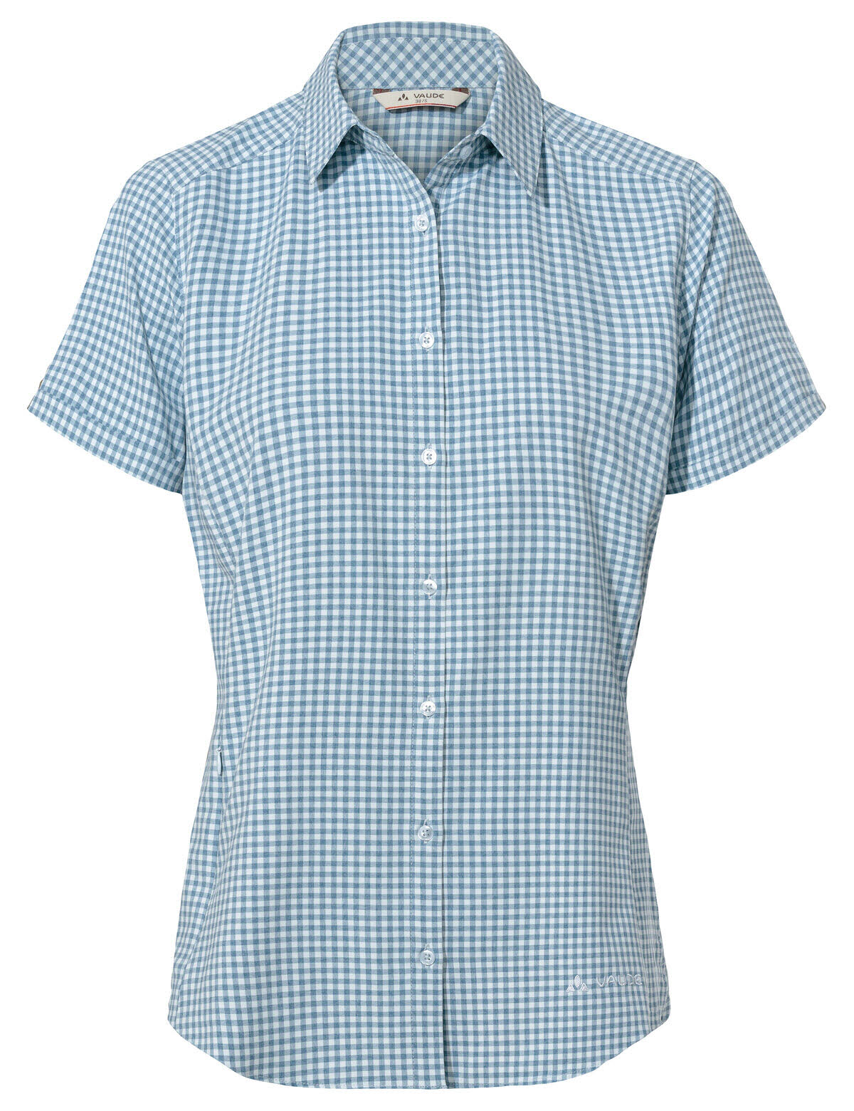 Vaude Seiland III Bluse Kurzarmbluse Damen blau