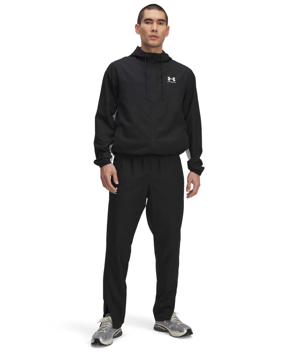 Under Armour UA RIVAL WVN WINDBREAKER PNT-BLU Herren Jogginghose Trainingshose Sporthose schwarz