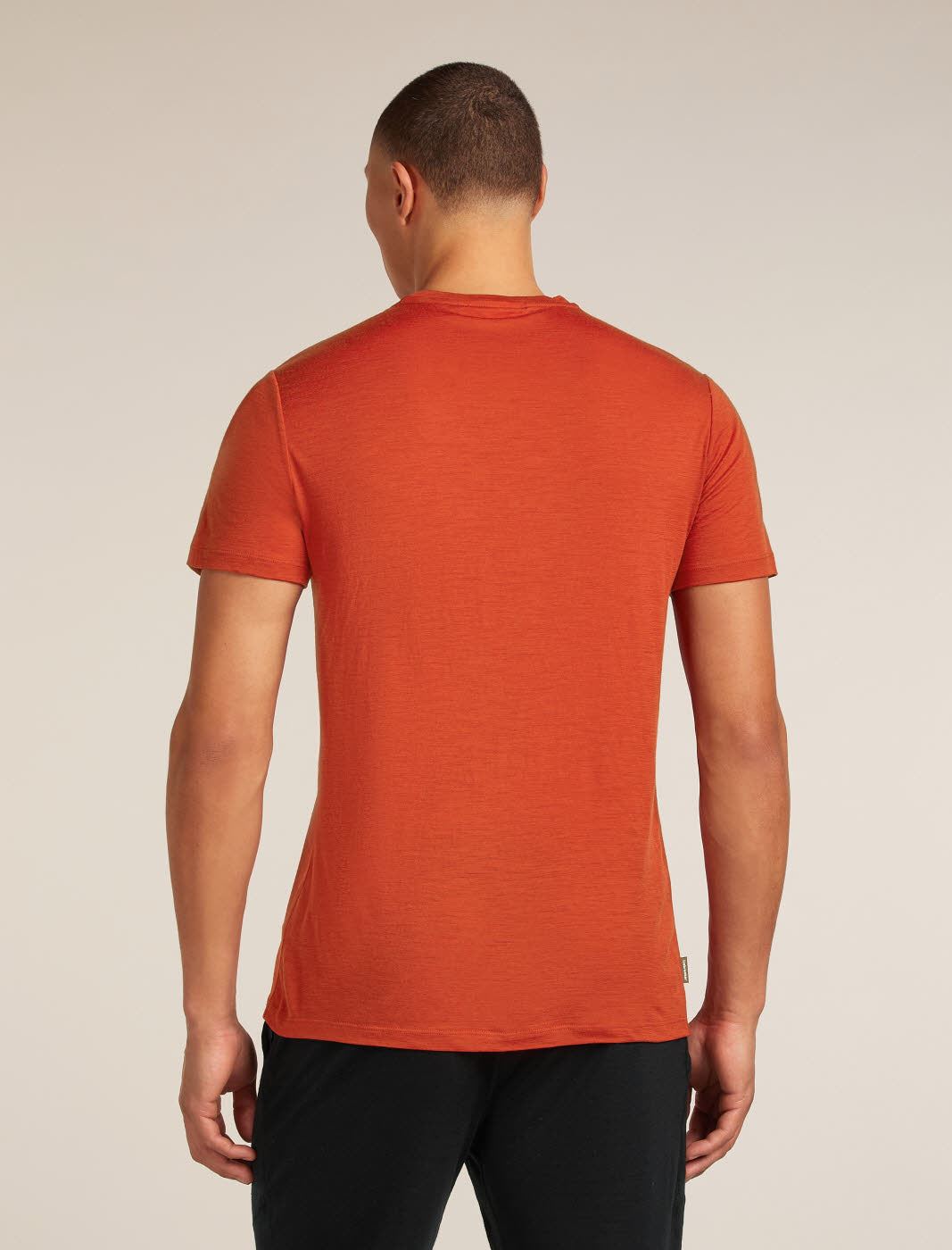 Icebreaker Merino 150 Tech Lite SS Herren Funktionshemd Langarmshirt orange