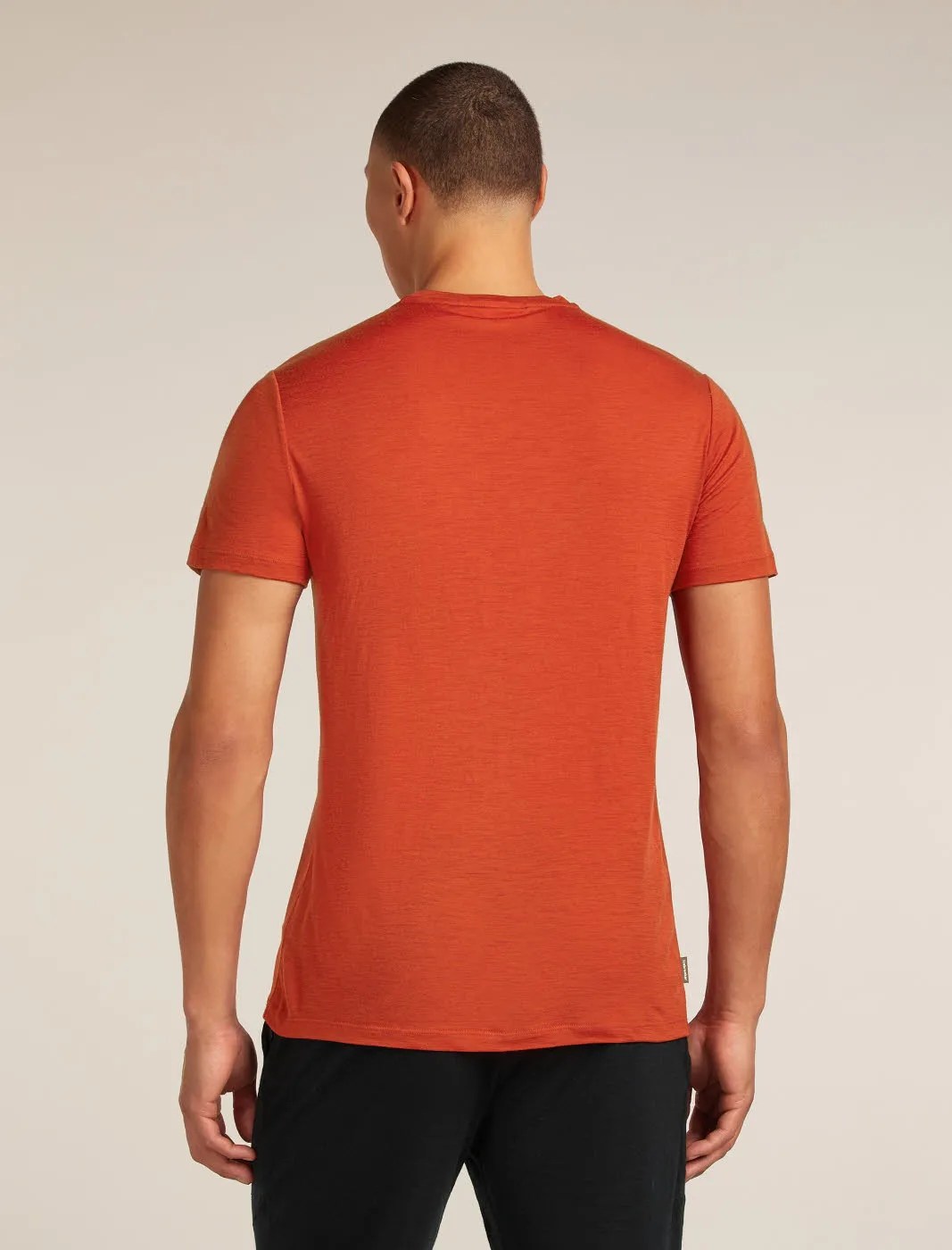 Icebreaker Merino 150 Tech Lite SS Herren Funktionshemd Langarmshirt orange