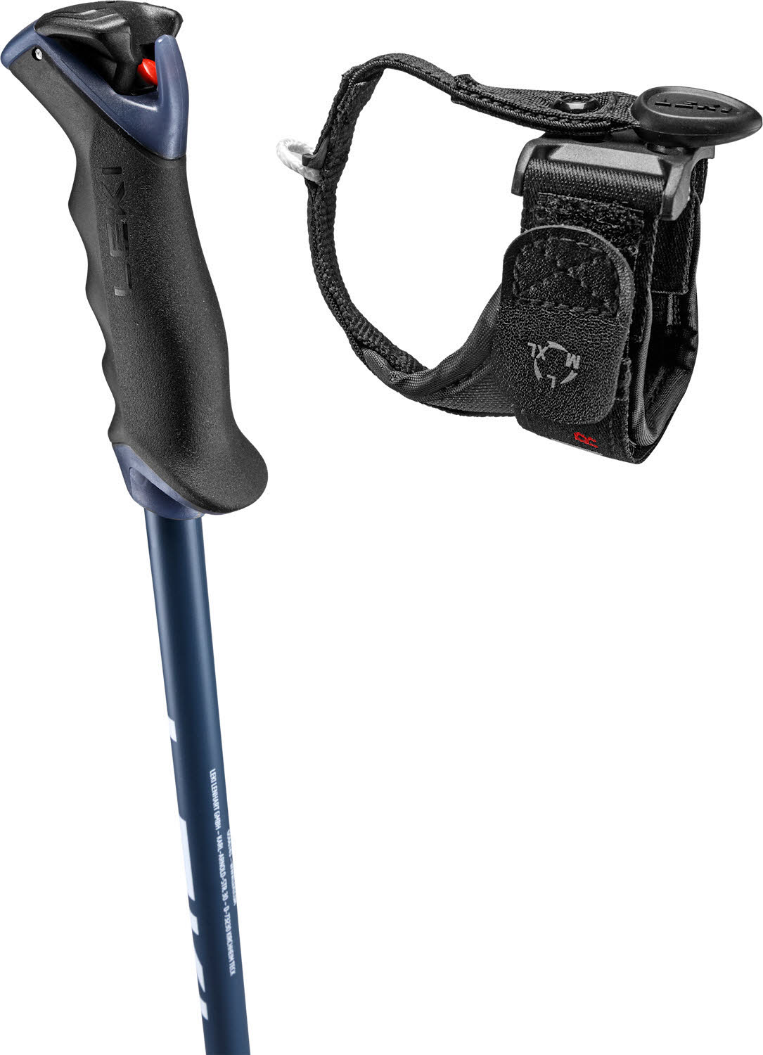 Leki Voltec Lite TR Unisex Skistöcke Ski Poles schwarz/blau