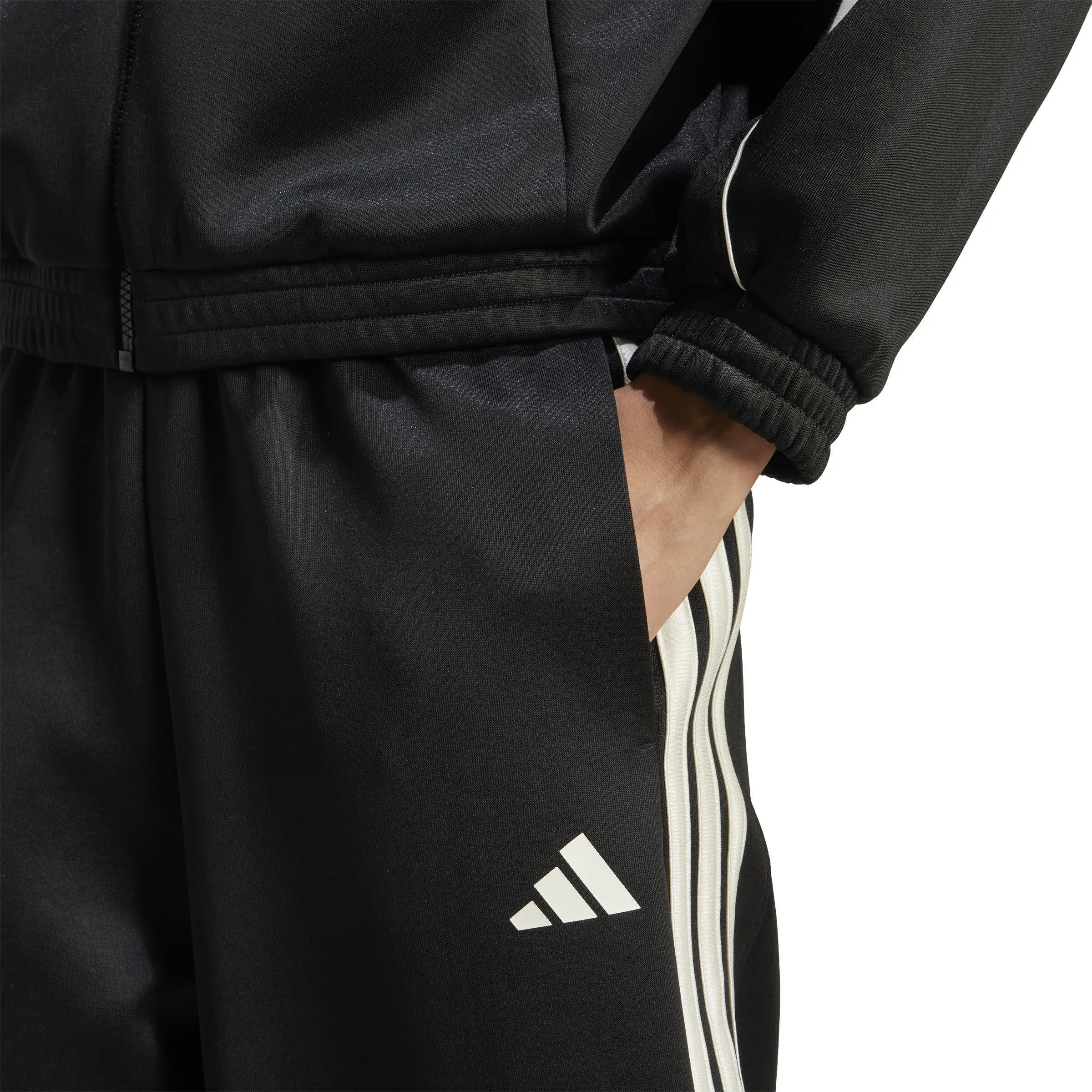 Adidas Stadium 3-Streifen Trainingshose Damen Trainingshose schwarz