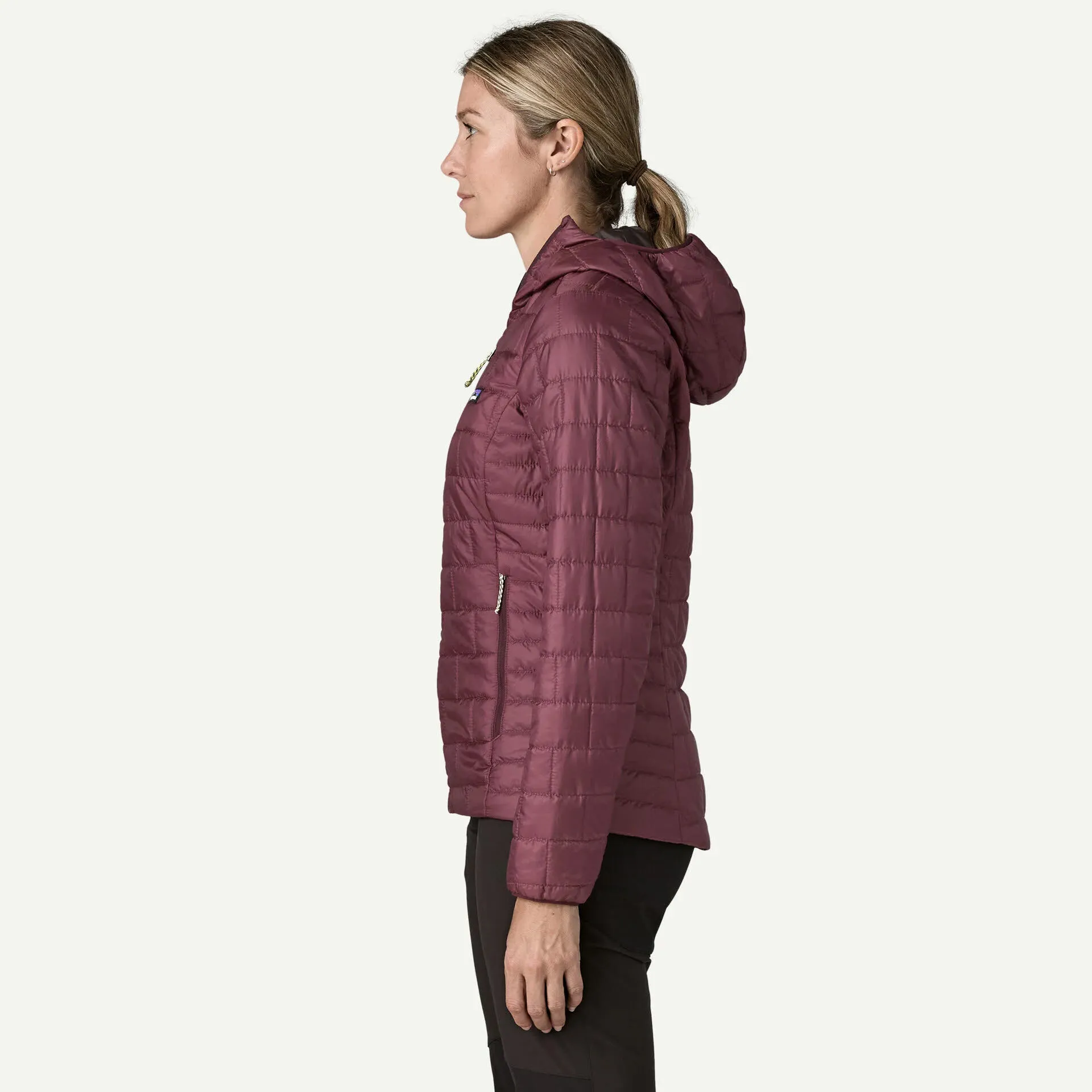 Patagonia Nano Puff Hoody Damen Daunenjacke Outdoorjacke berry fig