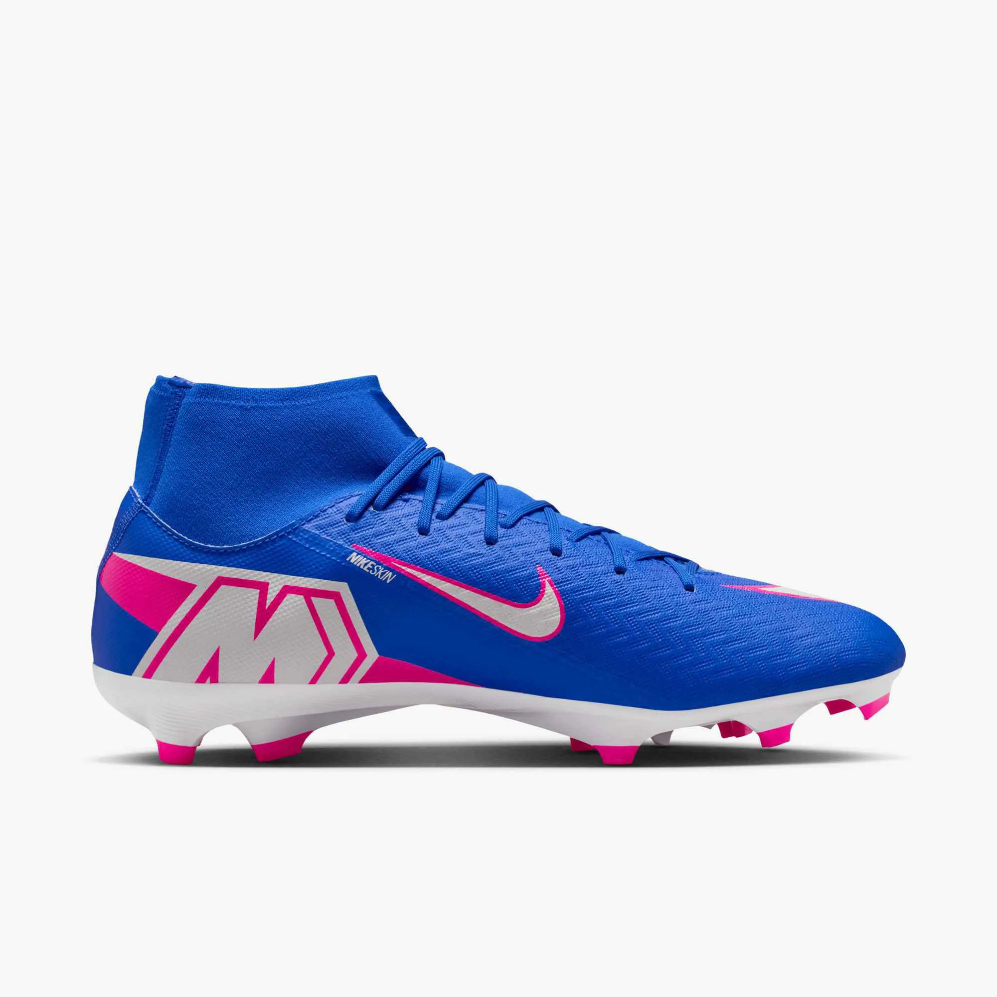 Nike Mercurial Superfly 10 Academy Unisex Fußballschuhe Stollenschuhe blau/weiß