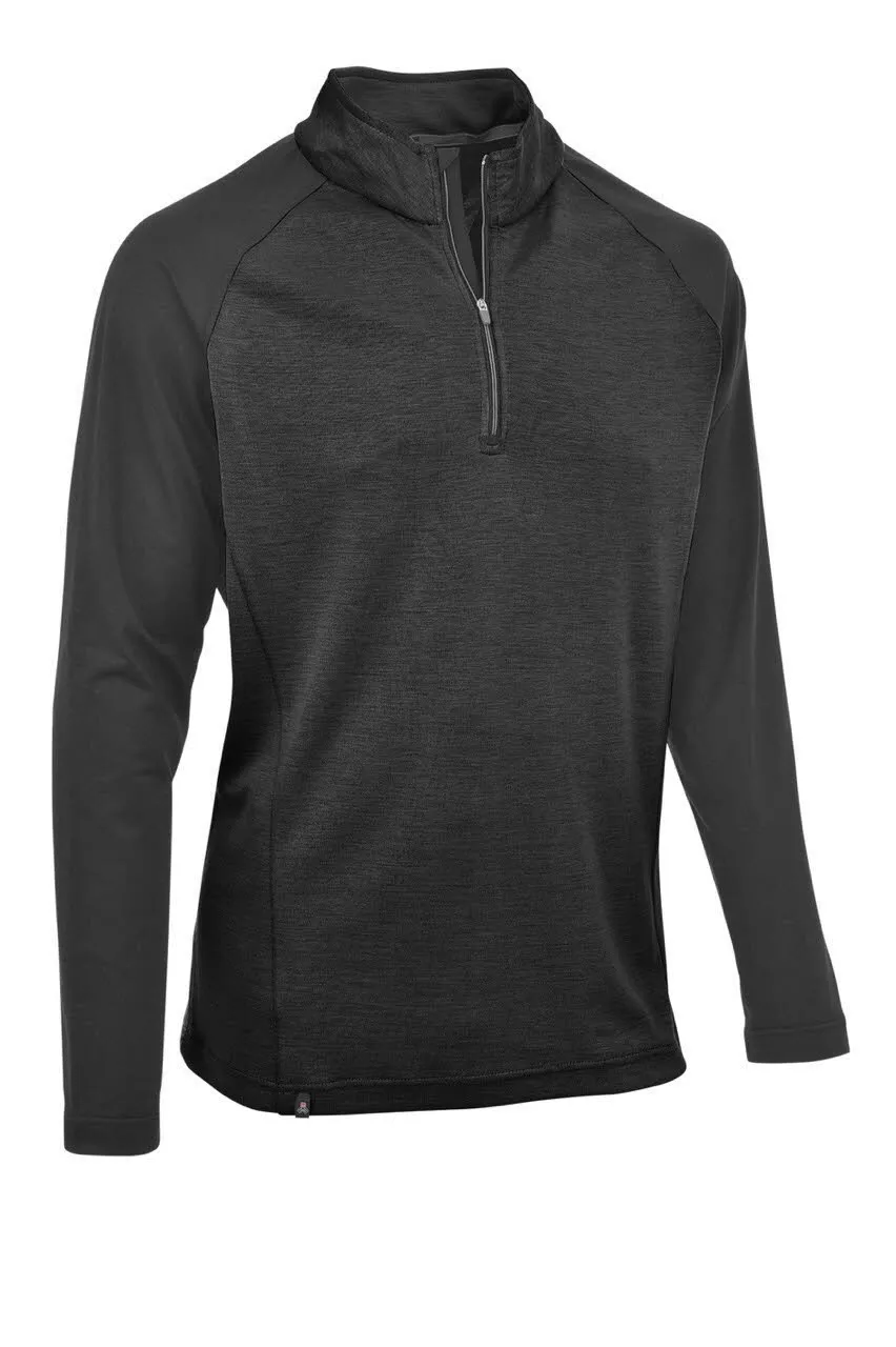 Maul Sport Schafjöchl 1/1 Funnktionsshirt Herren Skirolli Midlayer schwarz