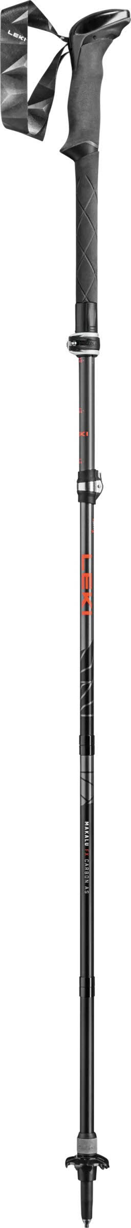 LEKI Makalu FX Carbon AS Wanderstöcke Faltstöcke verstellbar Unisex schwarz