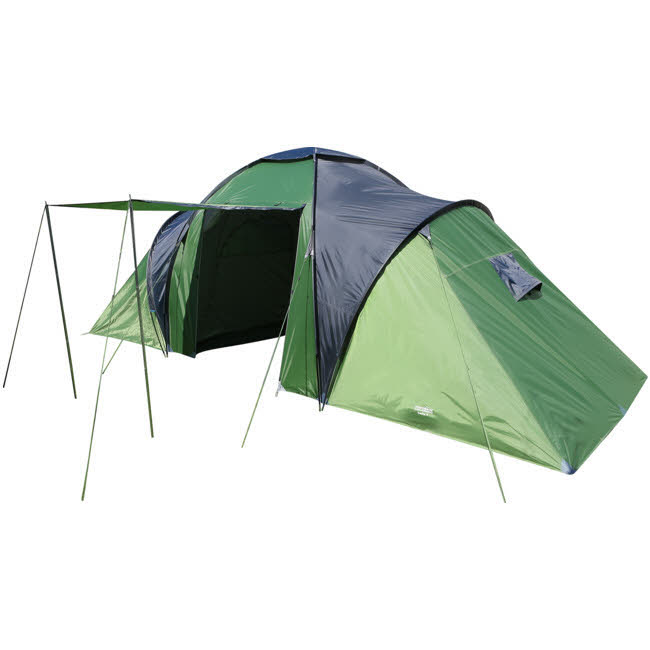 High Colorado Costa 4 Zelt Familienzelt Camping Freizeit grün NEU