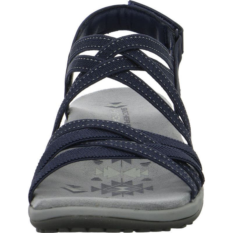 Skechers Reggae Slim - Summer Getaway Damen Sandalen blau