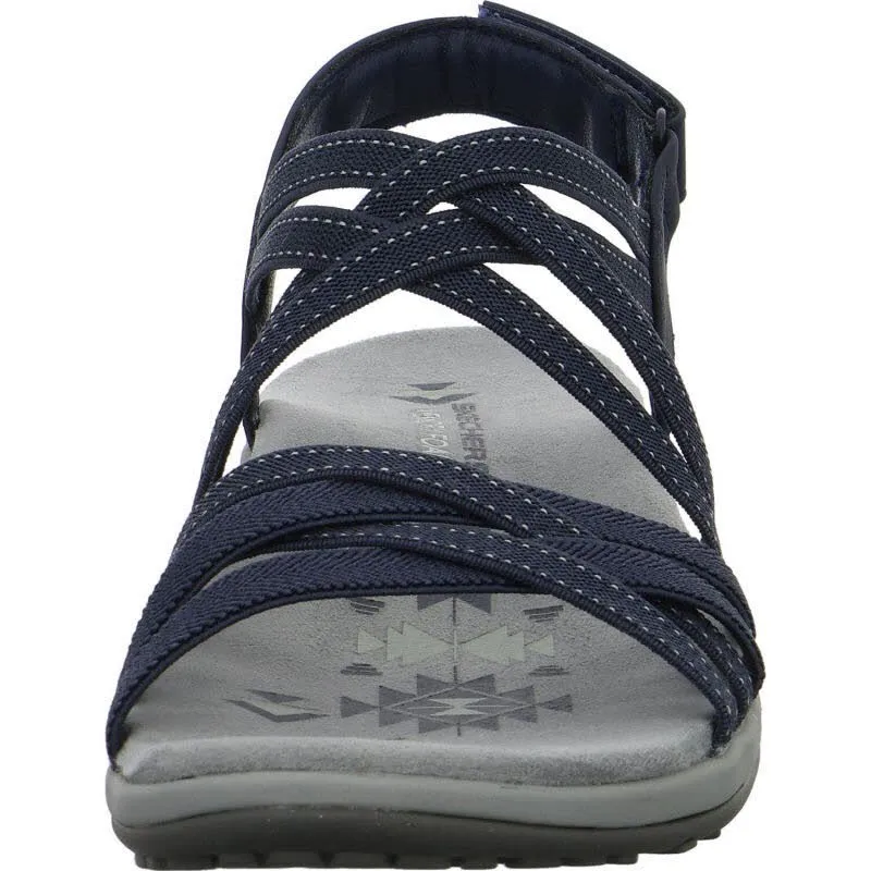 Skechers Reggae Slim - Summer Getaway Damen Sandalen blau