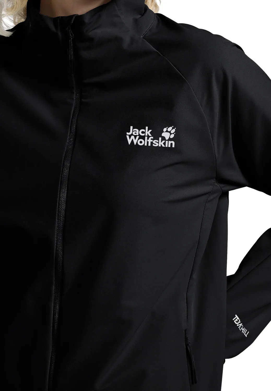 Jack Wolfskin Prelight Stride Jkt Damen Softshelljacke Wanderjacke schwarz