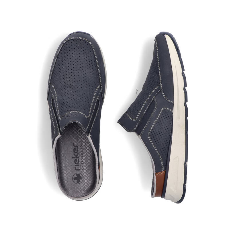 Rieker Herren Slipper dunkelblau