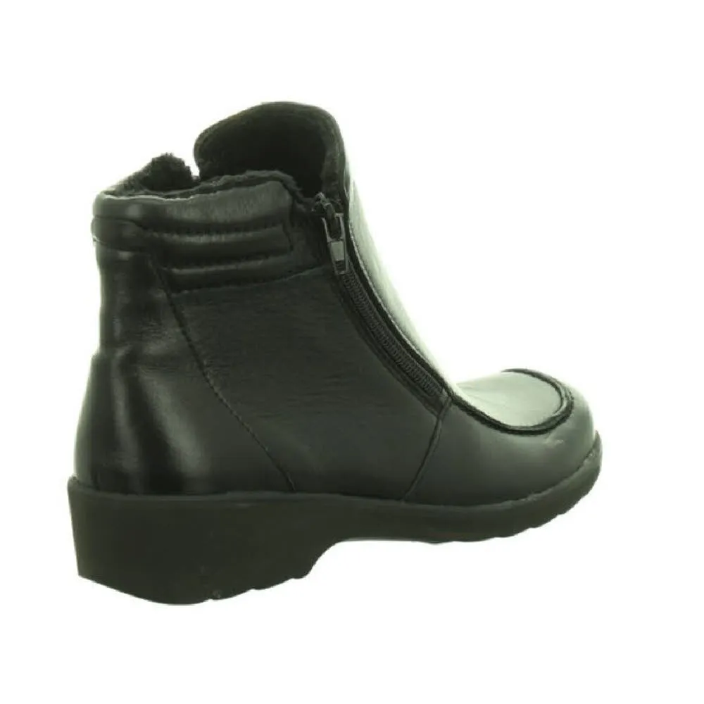 Longo Stiefelette Damen Stiefel Winterstiefelette Slipper Outdoor schwarz NEU