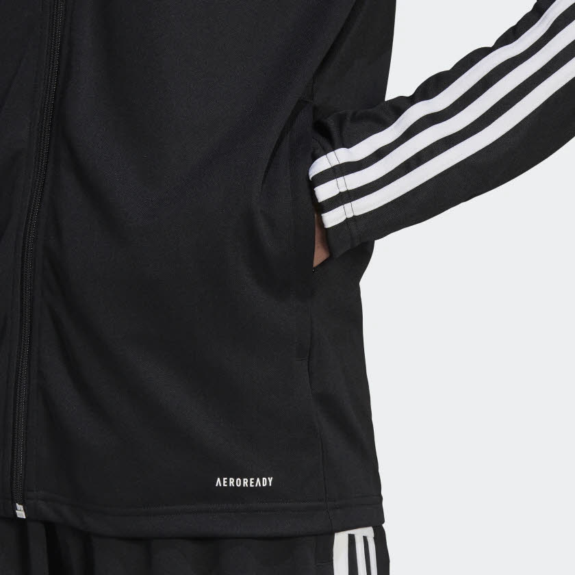 adidas Tiro ESSENTIALS Herren Sport Trainingsweste Fußballjacke schwarz NEU