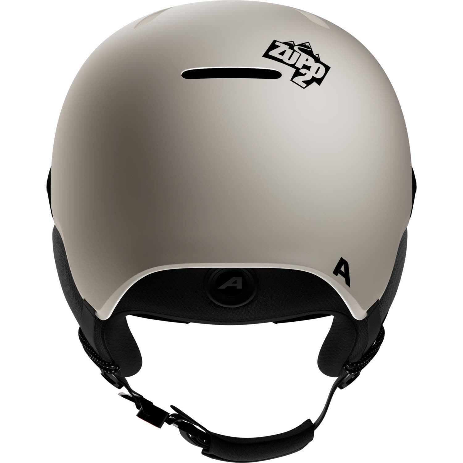 ALPINA ZUPO 2 VISOR Q-LITE sand matt Kinder Ski-/Snowboardhelm mit Visir gold