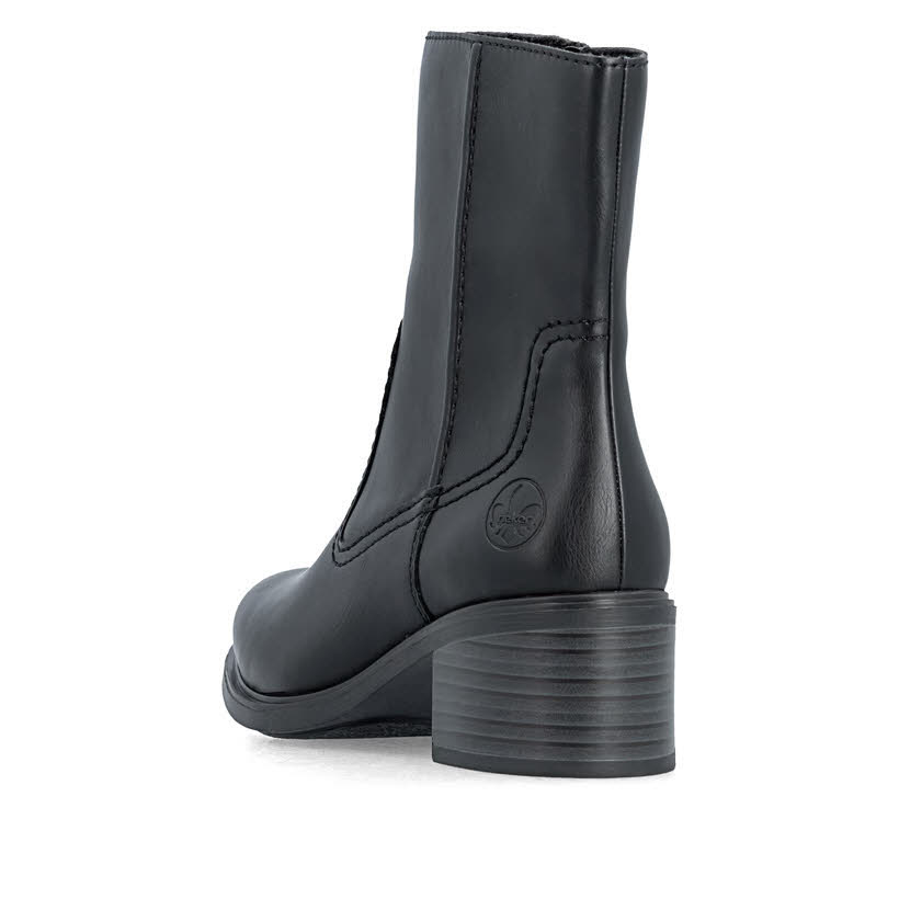 Rieker Stiefelette Slipper Freizeitschuh Damen schwarz
