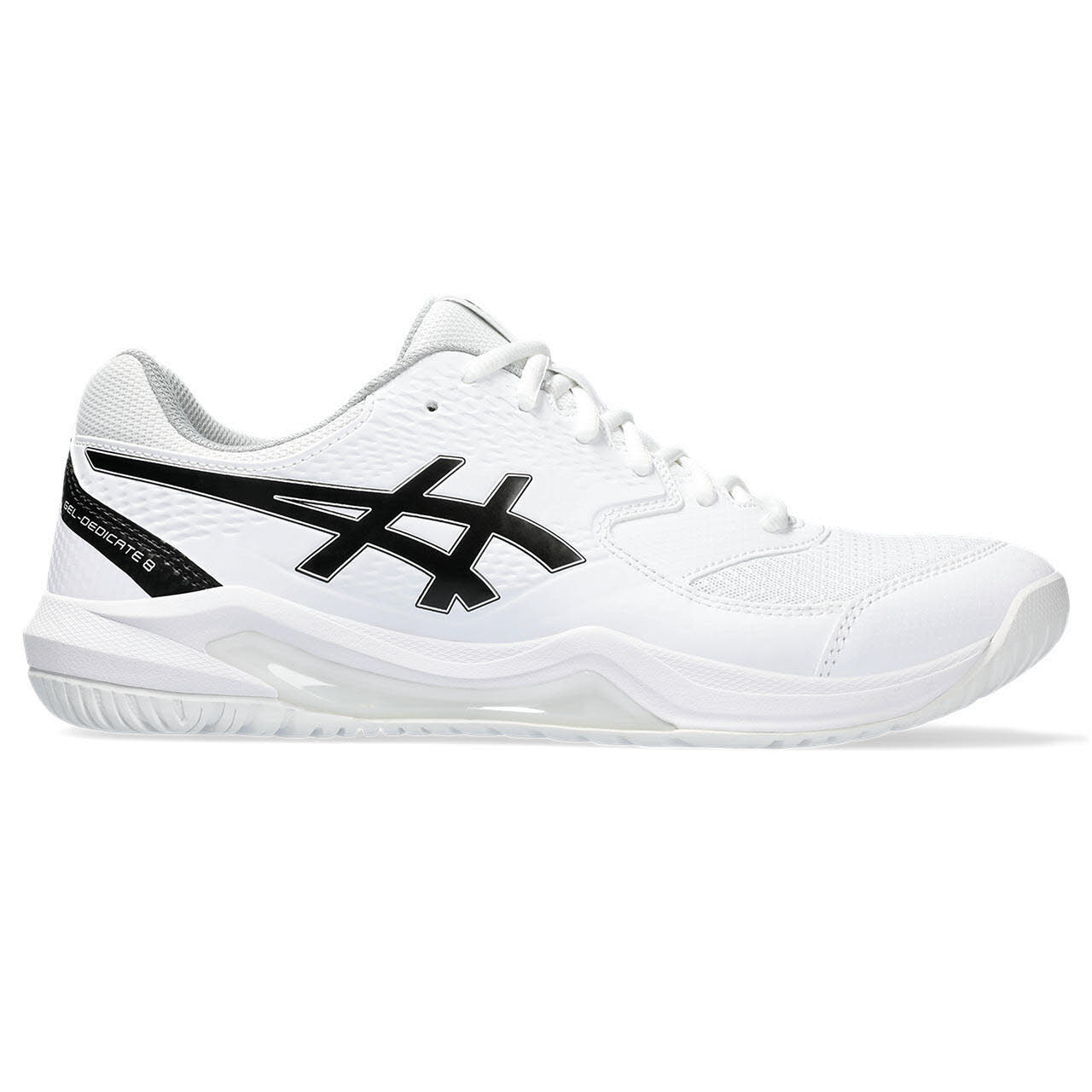 Asics GEL-Dedicate 8 Tennisschuh Komfort Verbesserter Support Herren Weiß