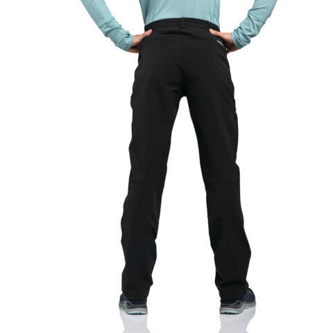Schöffel Pants Ascona Warm L Trekkinghose gefüttert Wanderhose lange Hose Damen schwarz