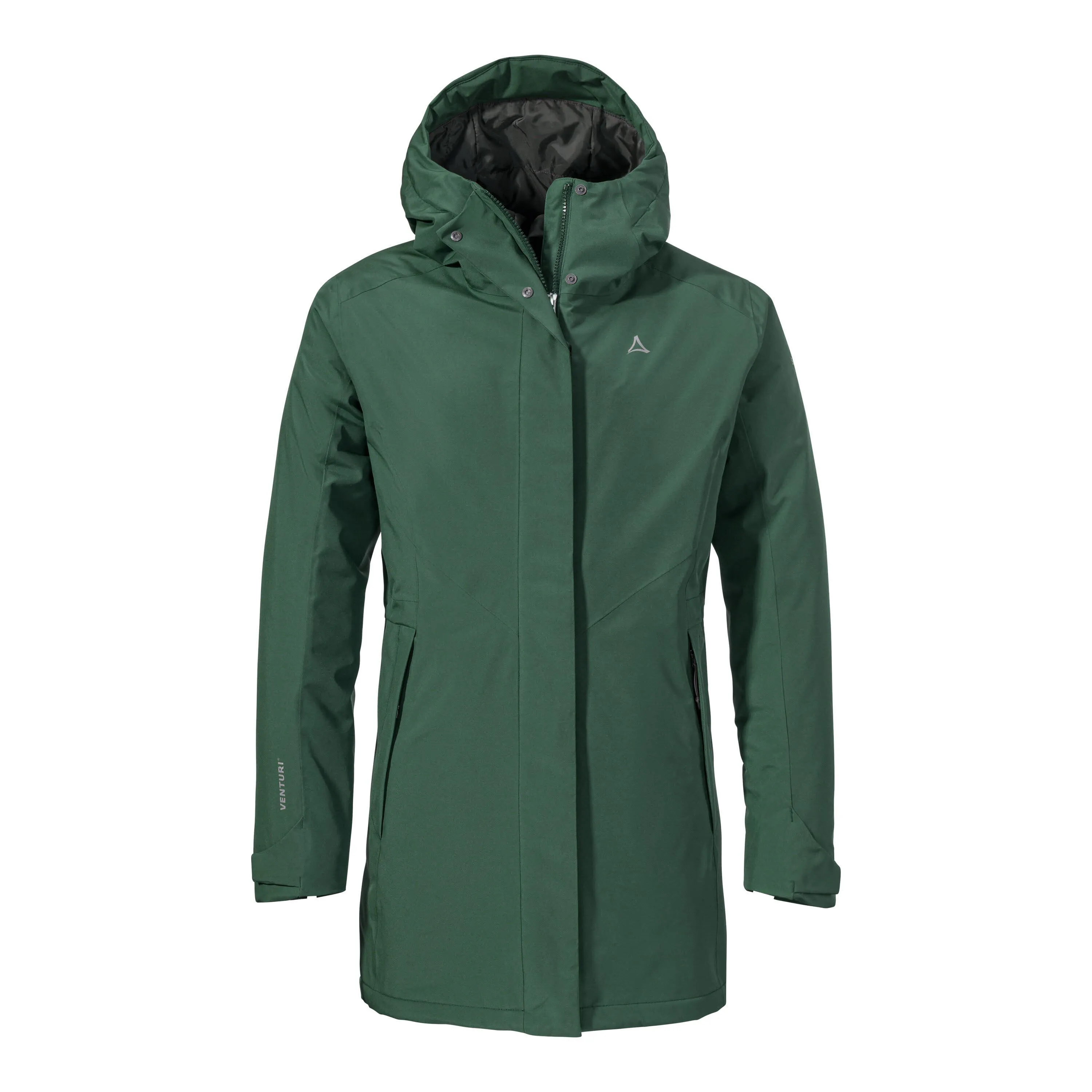 Schöffel Frodo Parka Freizeitmantel wasserdicht Damen grün