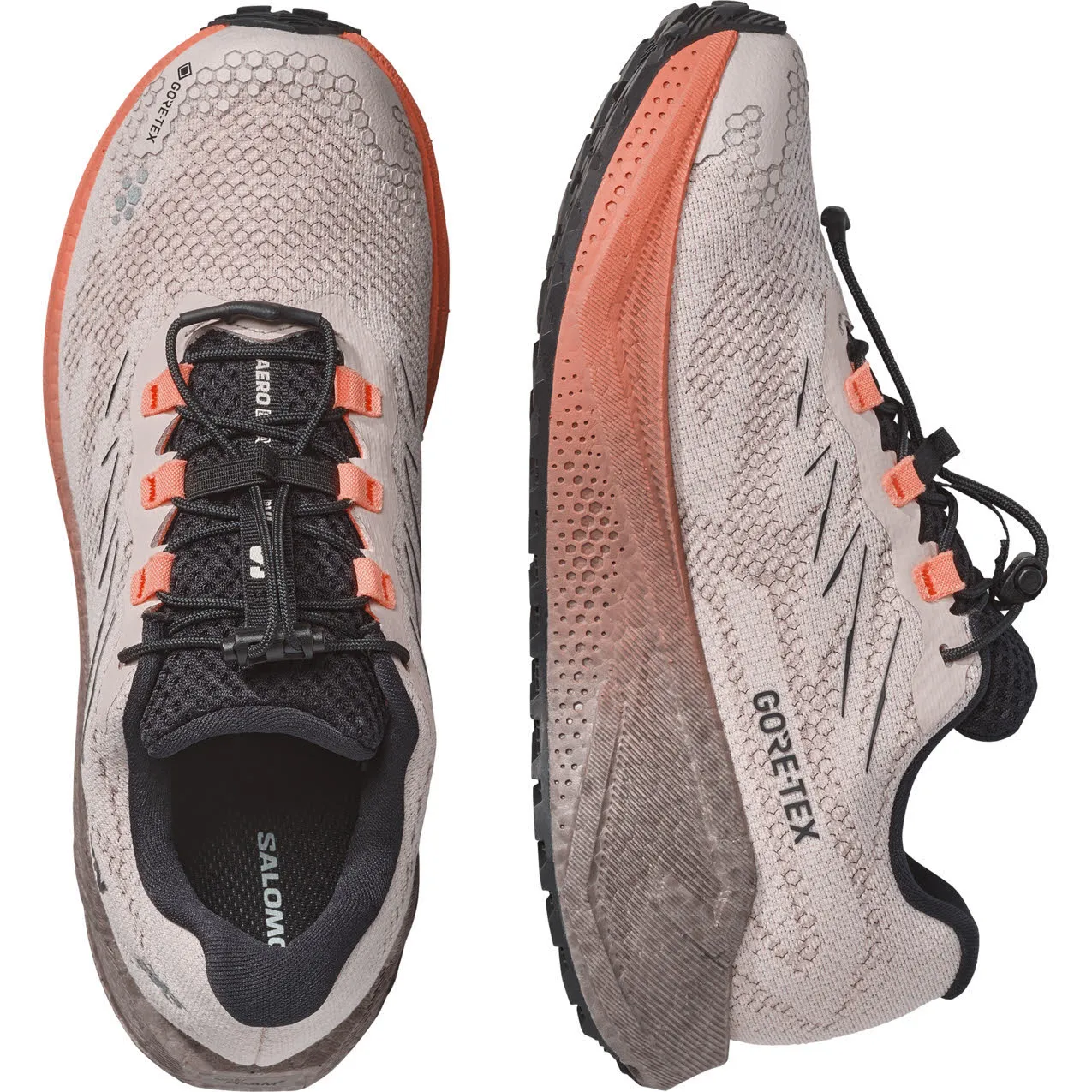 Salomon AERO BLAZE 4 GRVL GTX Damen Laufschuhe Joggingschuhe rosa
