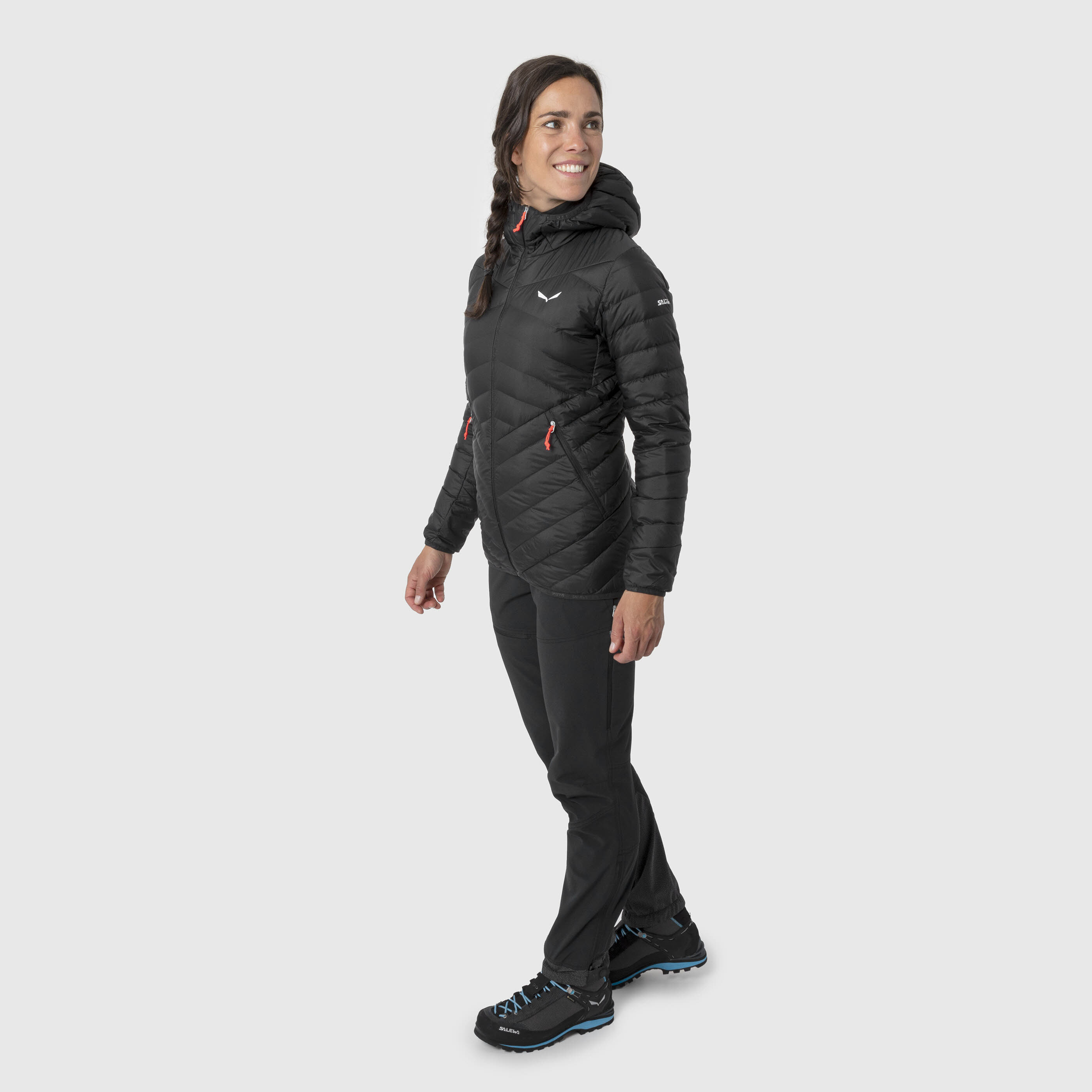 Salewa BRENTA RDS DOWN JKT W Daunenjacke Kapuzenjacke Damen schwarz