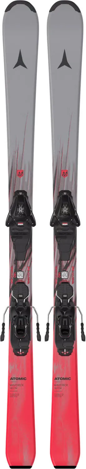 Atomic MAVERICK J 130-150 + L 6 GW Kinder Ski Einsteiger 26/27 grey/red