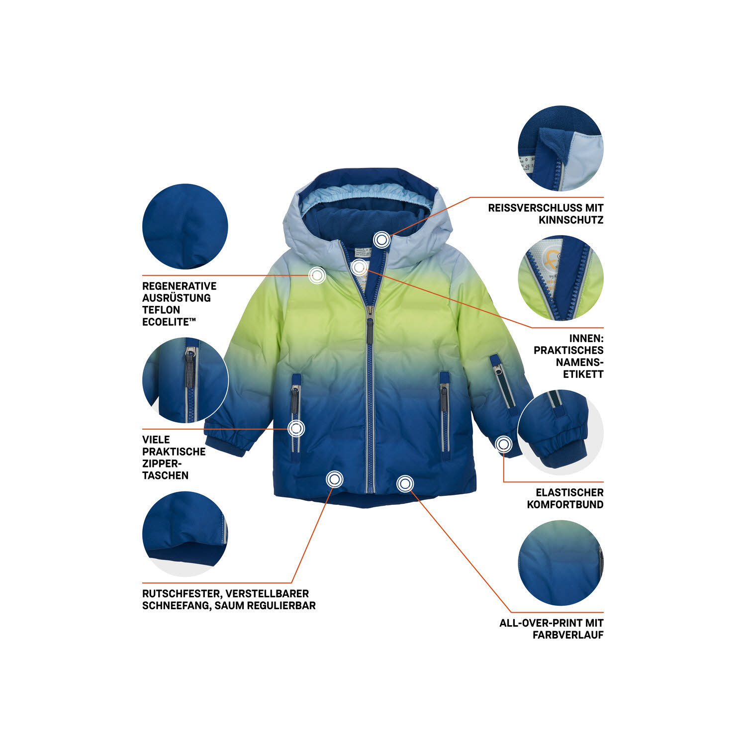 Killtec FISW 32 MNS QLTD JCKT Kinder Steppjacke Winterjacke marine