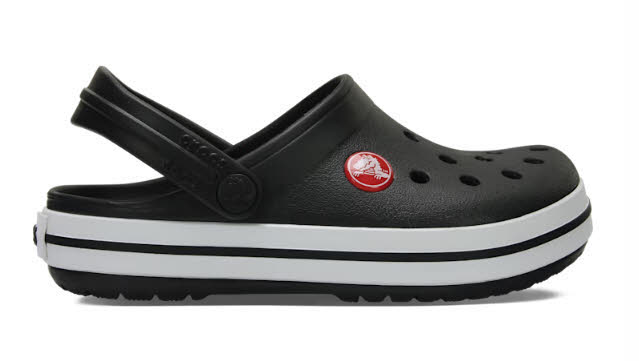Crocs Kids' Crocband™ Clog Hausschuhe Gartenschuhe Kinder schwarz
