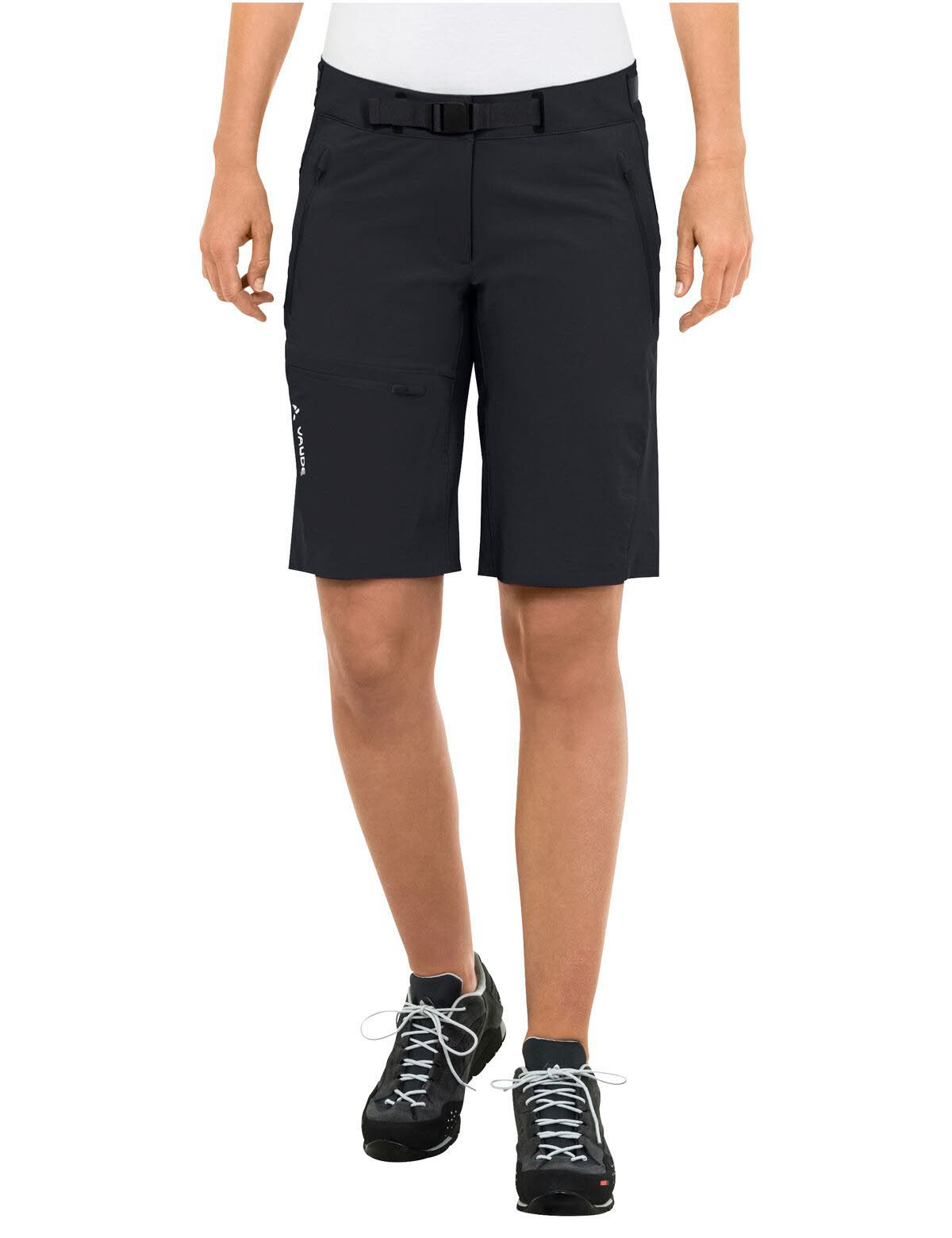 VAUDE Badile Shorts Herren Bermuda Trekkinghose Outdoor Freizeit schwarz NEU
