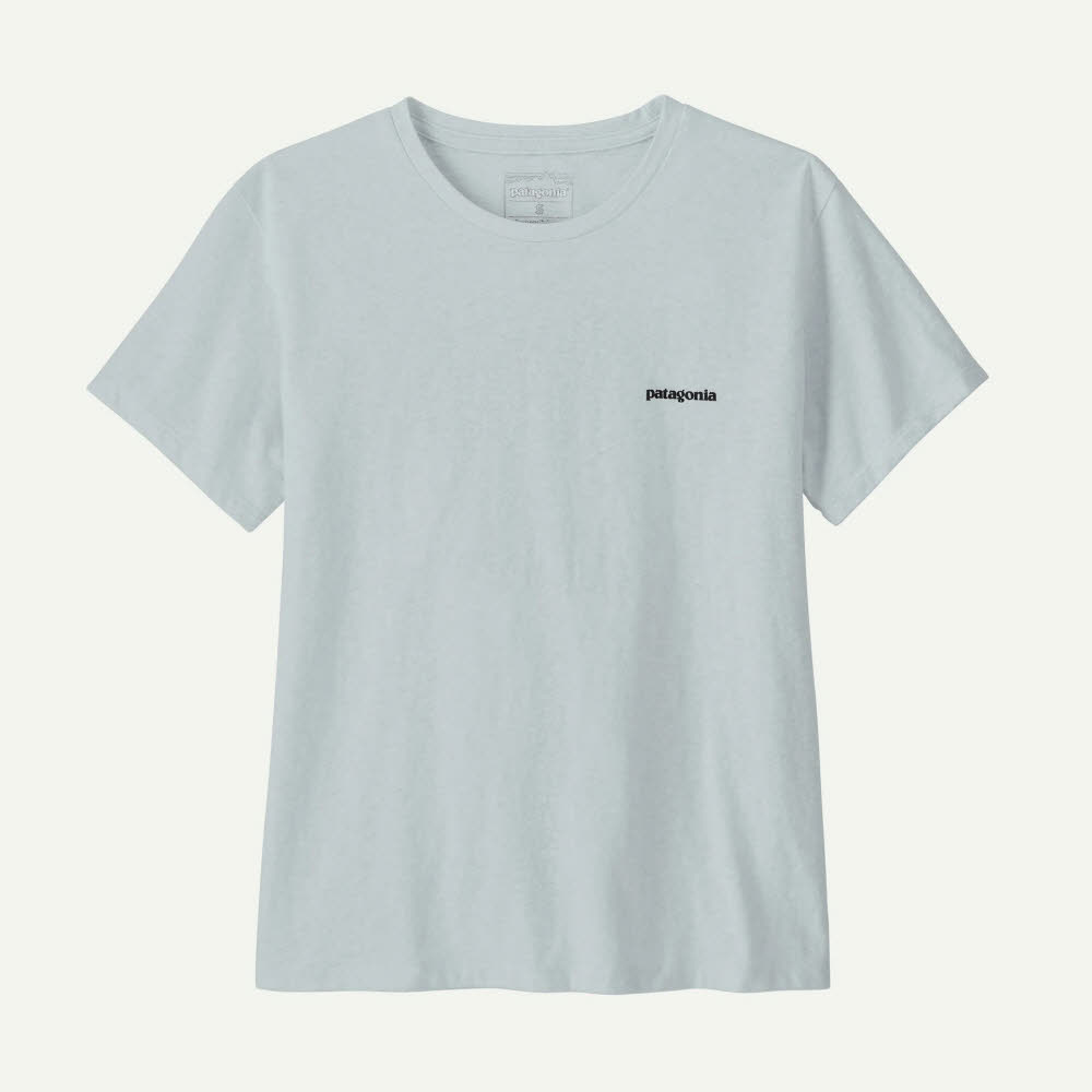 Patagonia Women's P-6 Logo Responsibili-Tee Damen T-Shirt fiber white