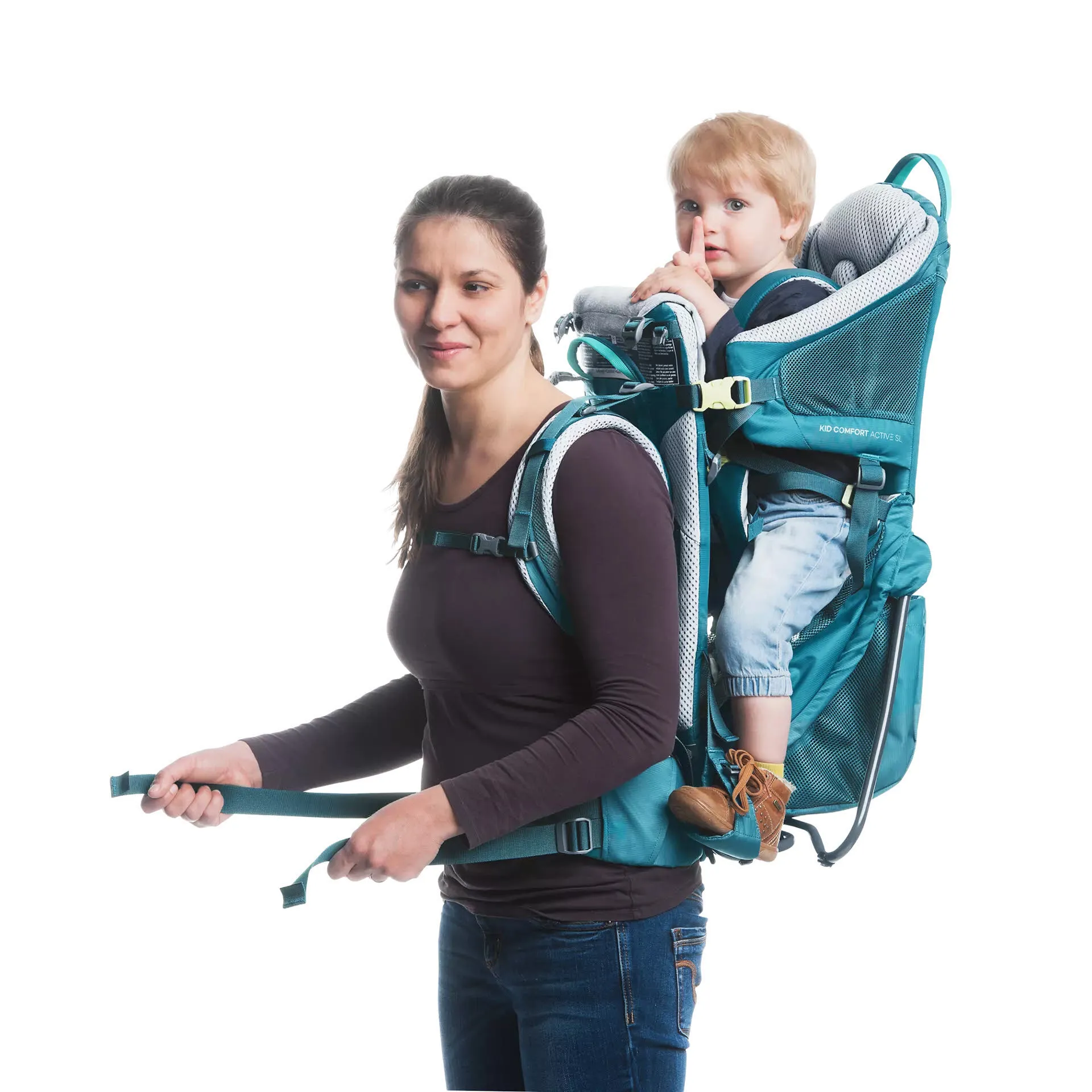 Deuter Kid Comfort Active SL unisex Kindertrage Kraxe blau