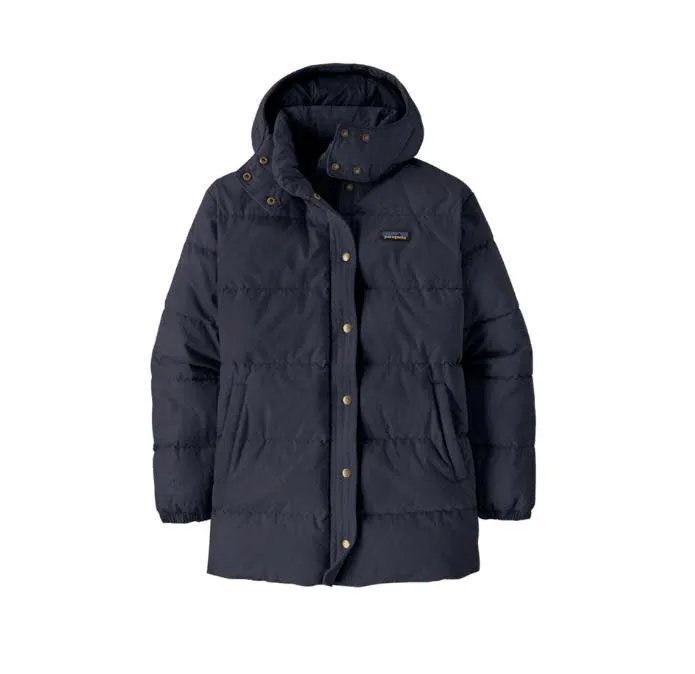 Patagonia Women's Cotton Down Parka Freizeitjacke Damen dunkelblau
