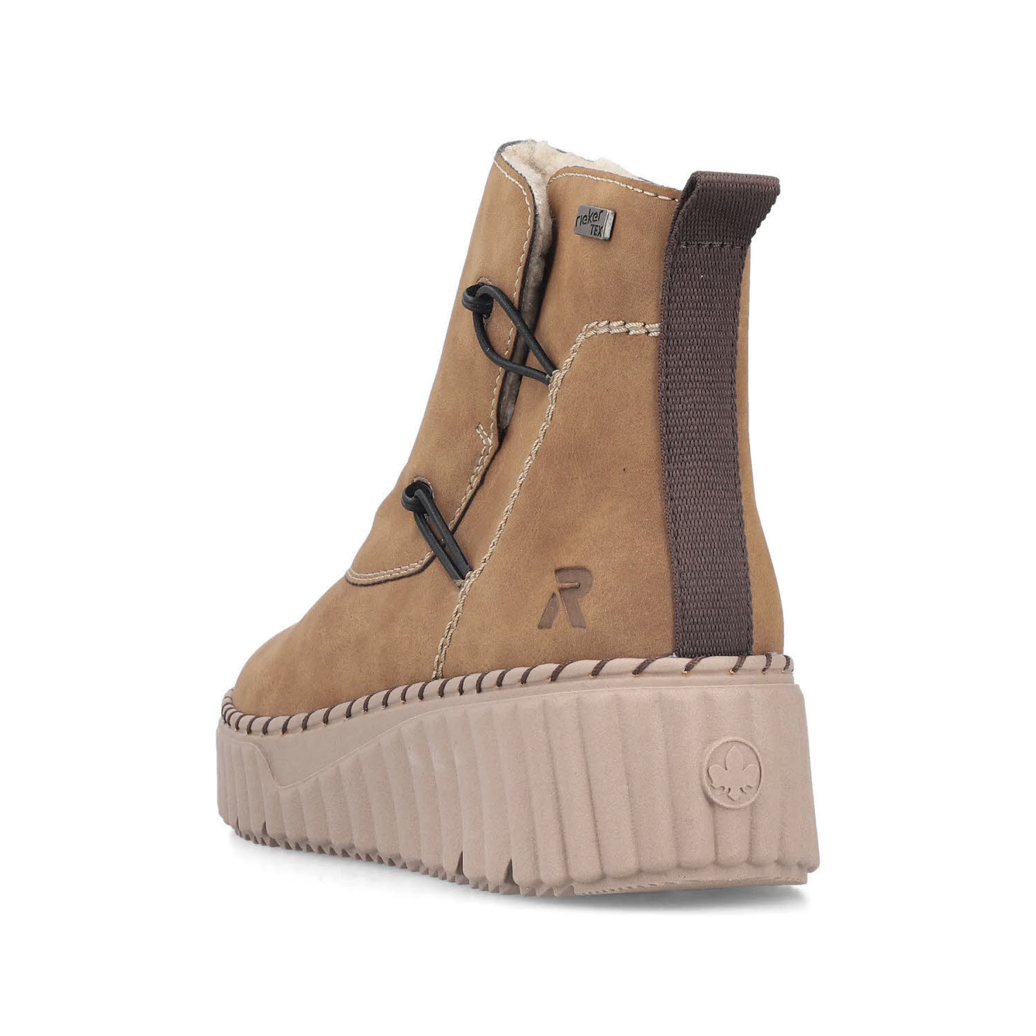 Rieker HWK Damen Stiefel Damen Modestiefel Winterstiefelette wood