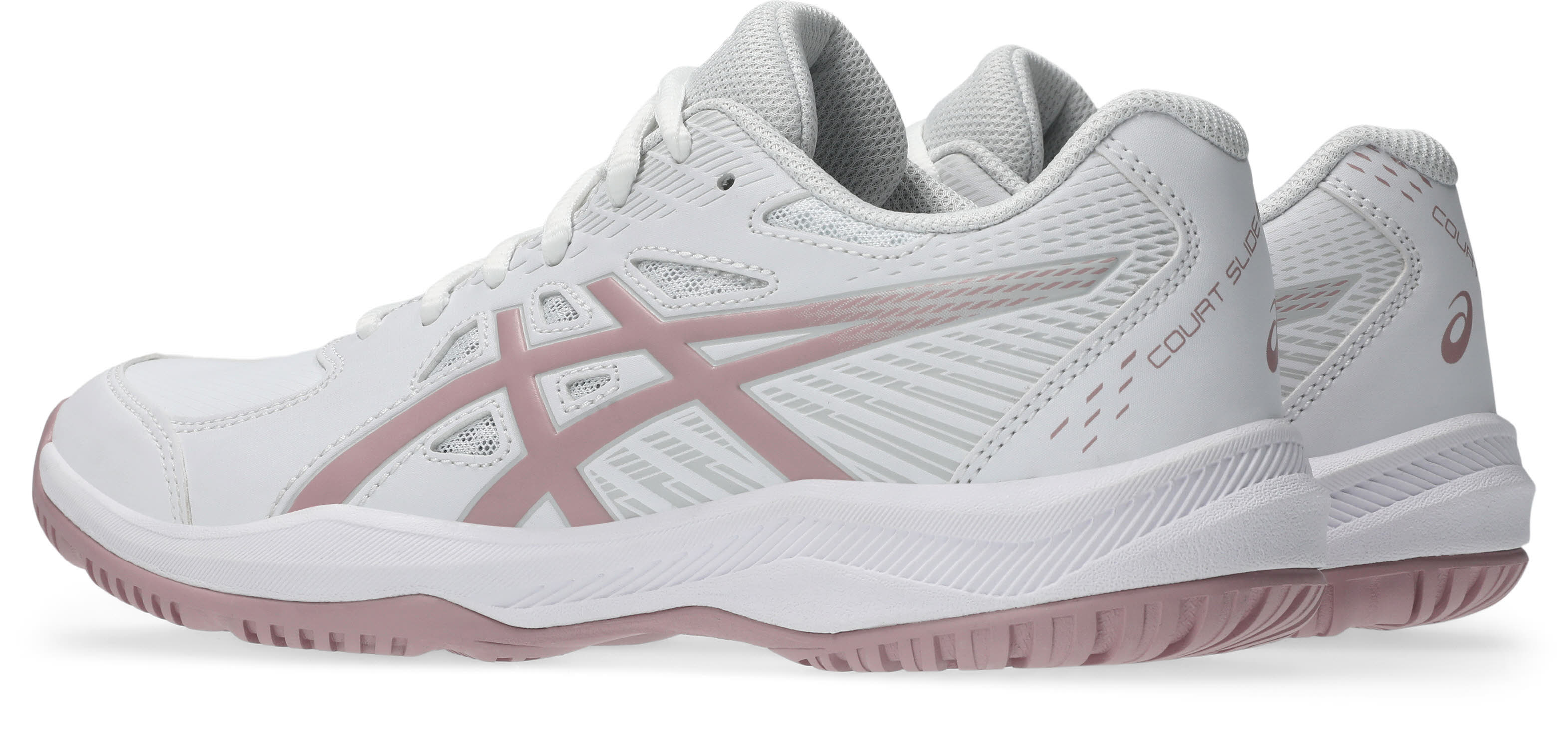 Asics Court Slide 4 Damen Tennisschuhe white/morganite