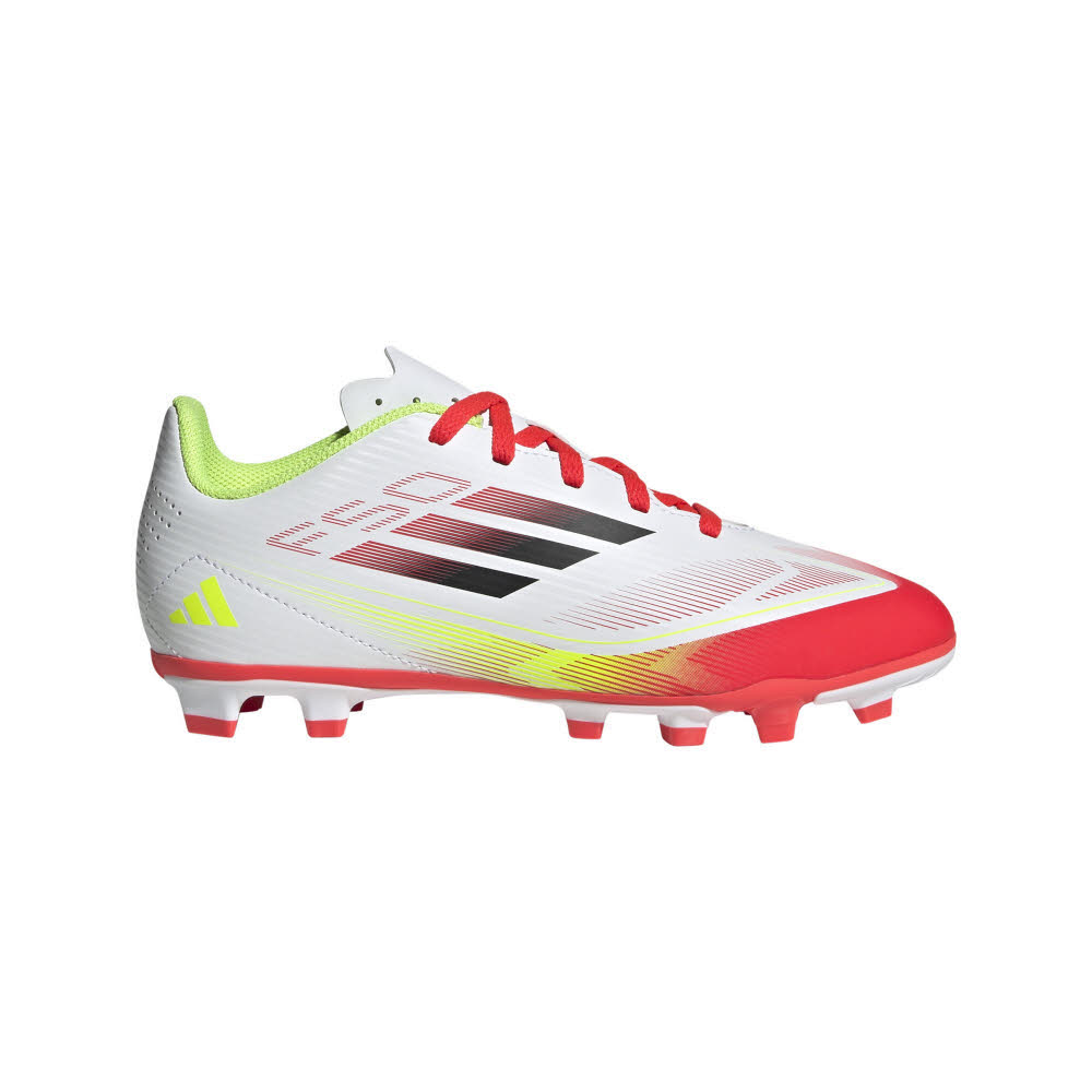 adidas F50 Club Kids FG/MG Fußballschuh Kinder weiß orangerot