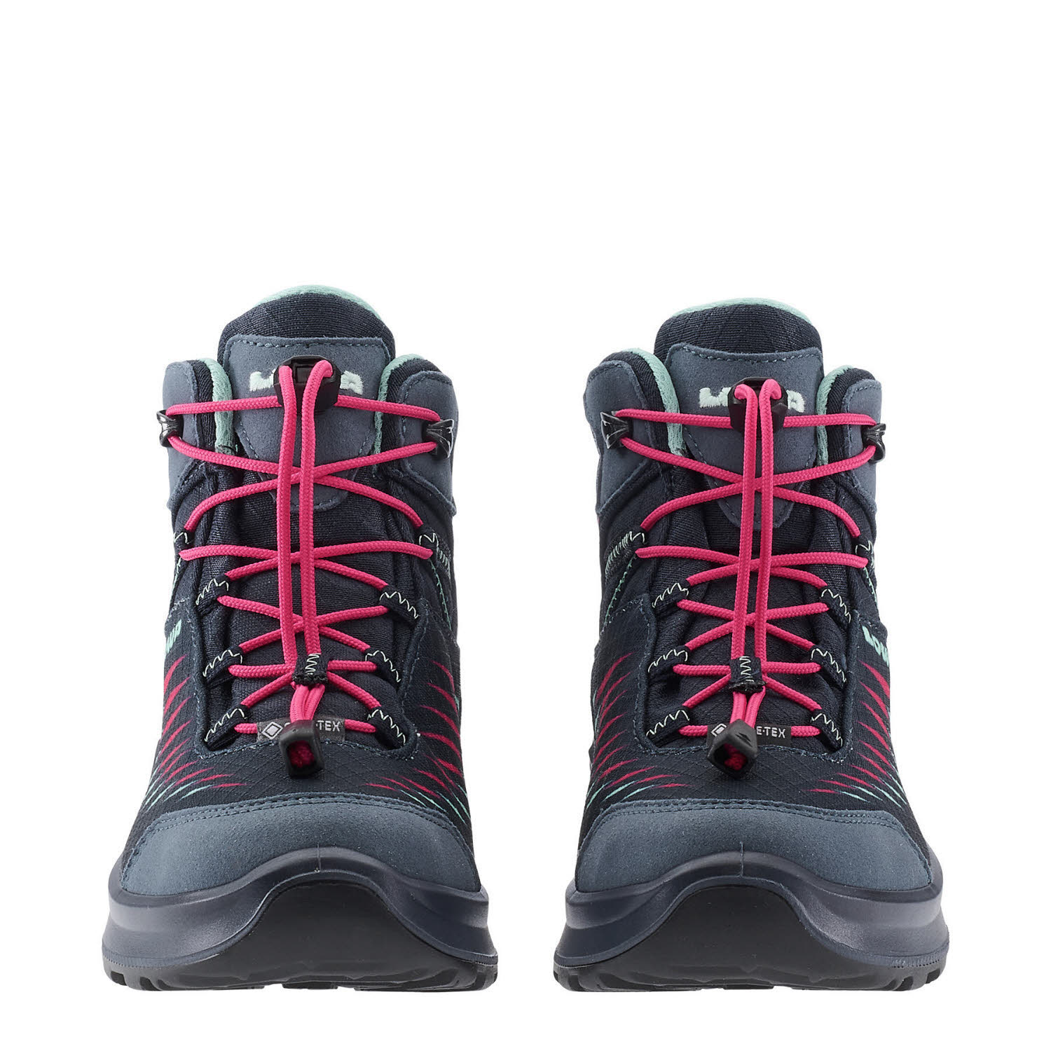 Lowa ZIRROX II GTX MID JR Mädchen Wanderschuhe Trekkingschuhe navy/pink