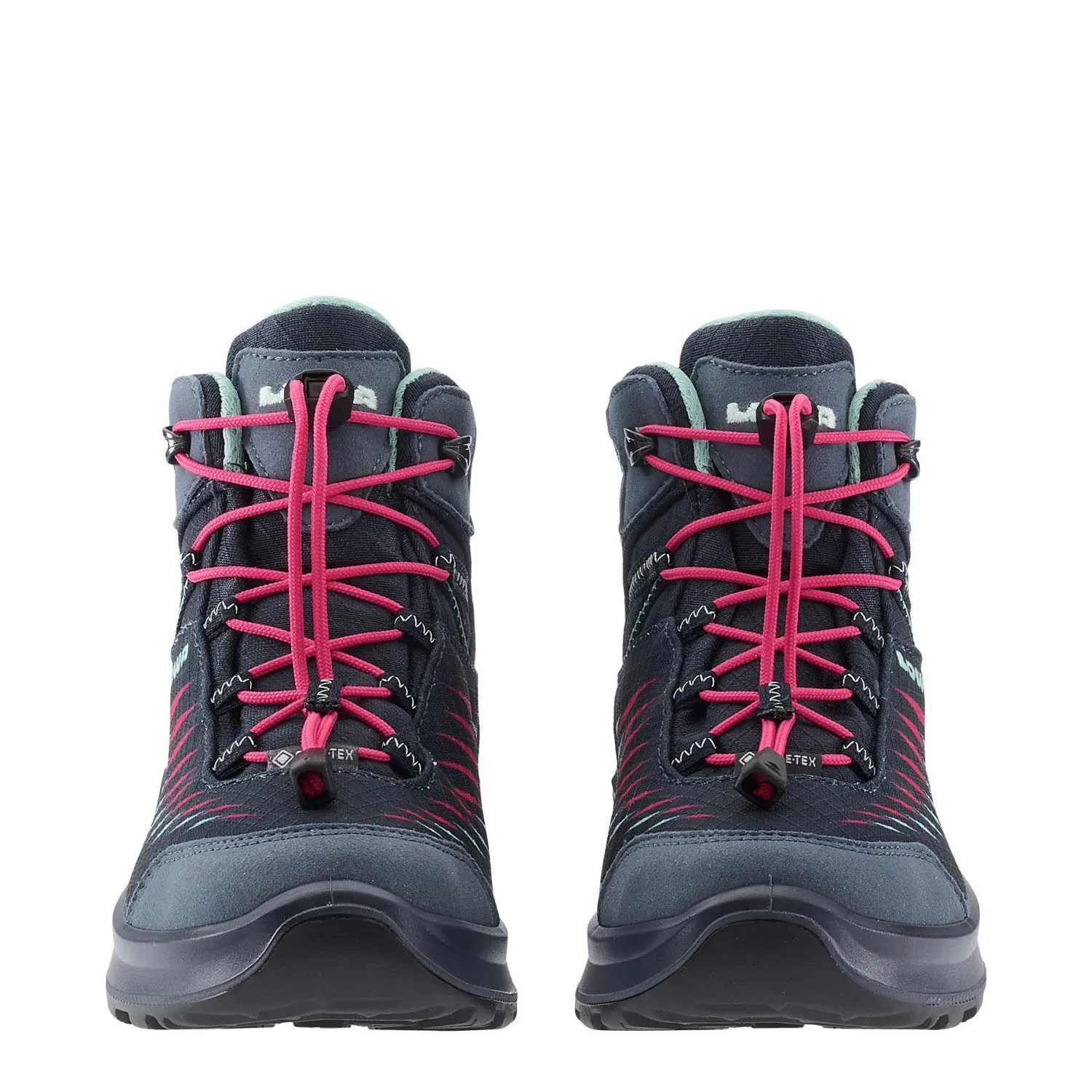 Lowa ZIRROX II GTX MID JR Mädchen Wanderschuhe Trekkingschuhe navy/pink