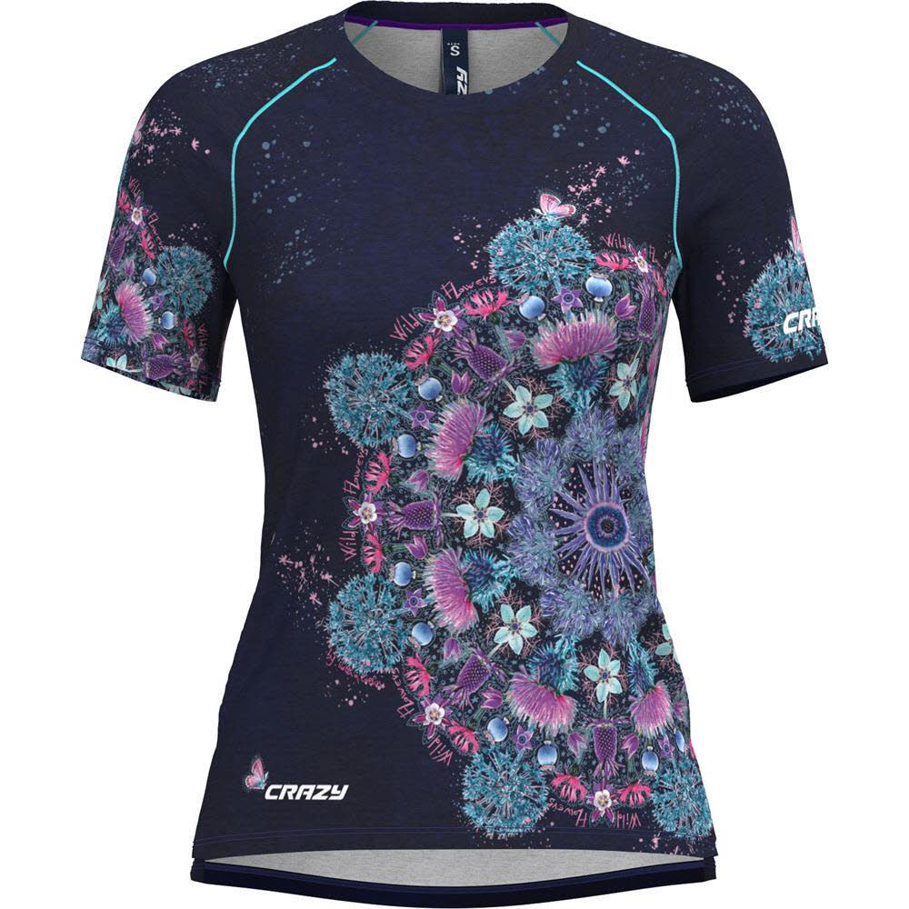 Carzy Idea SHIRT WONDER MAGIC Damen T-Shirt Funktionsshirt mandala