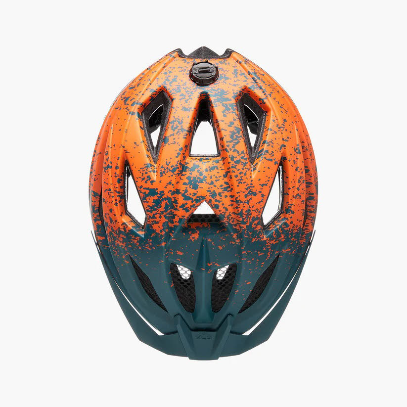 KED Street Jr. Pro Jungen Fahrradhelm orange