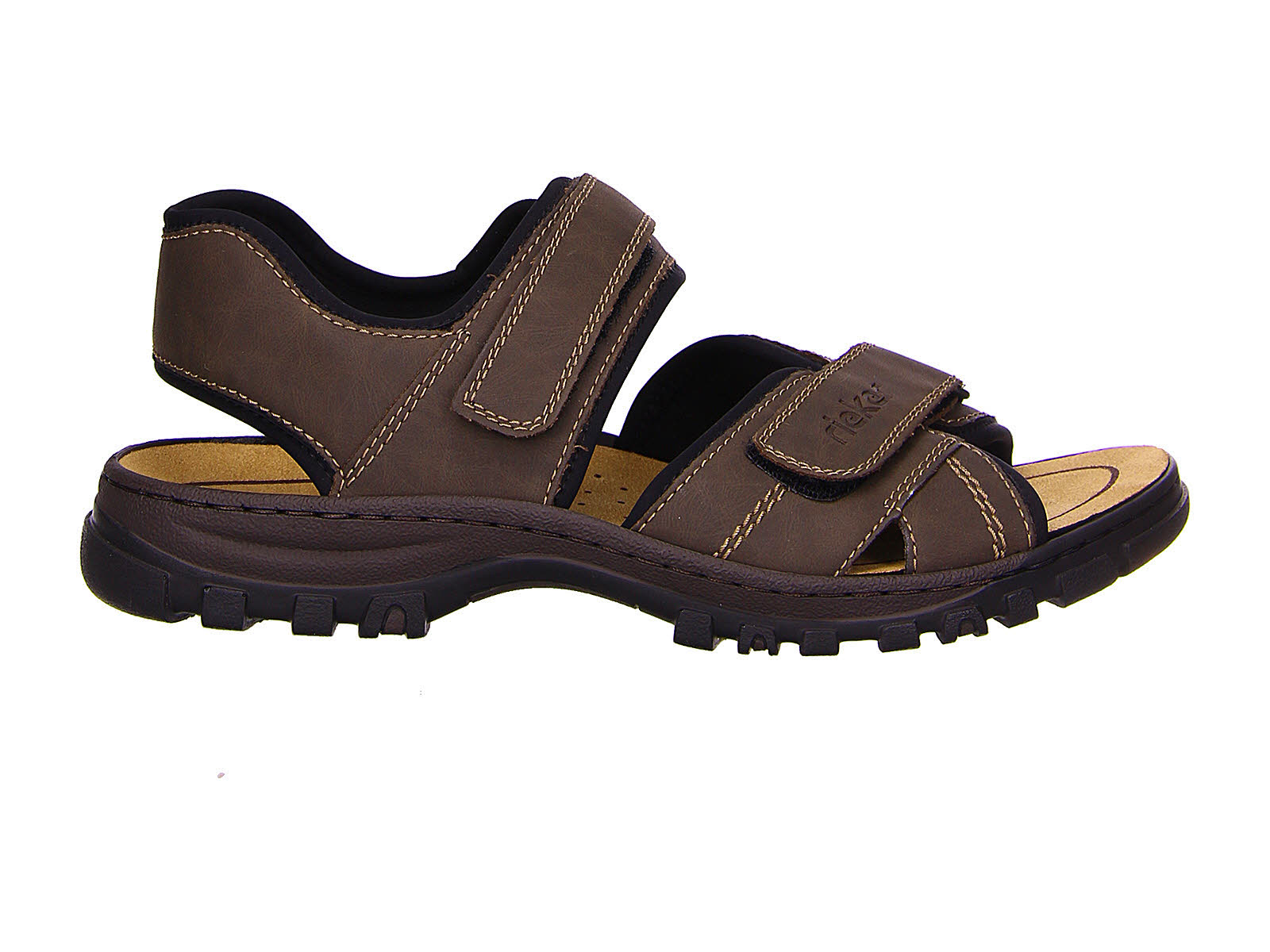 Rieker Sandalen Herren Freizeitschuh Sommerschuh Leder braun NEU