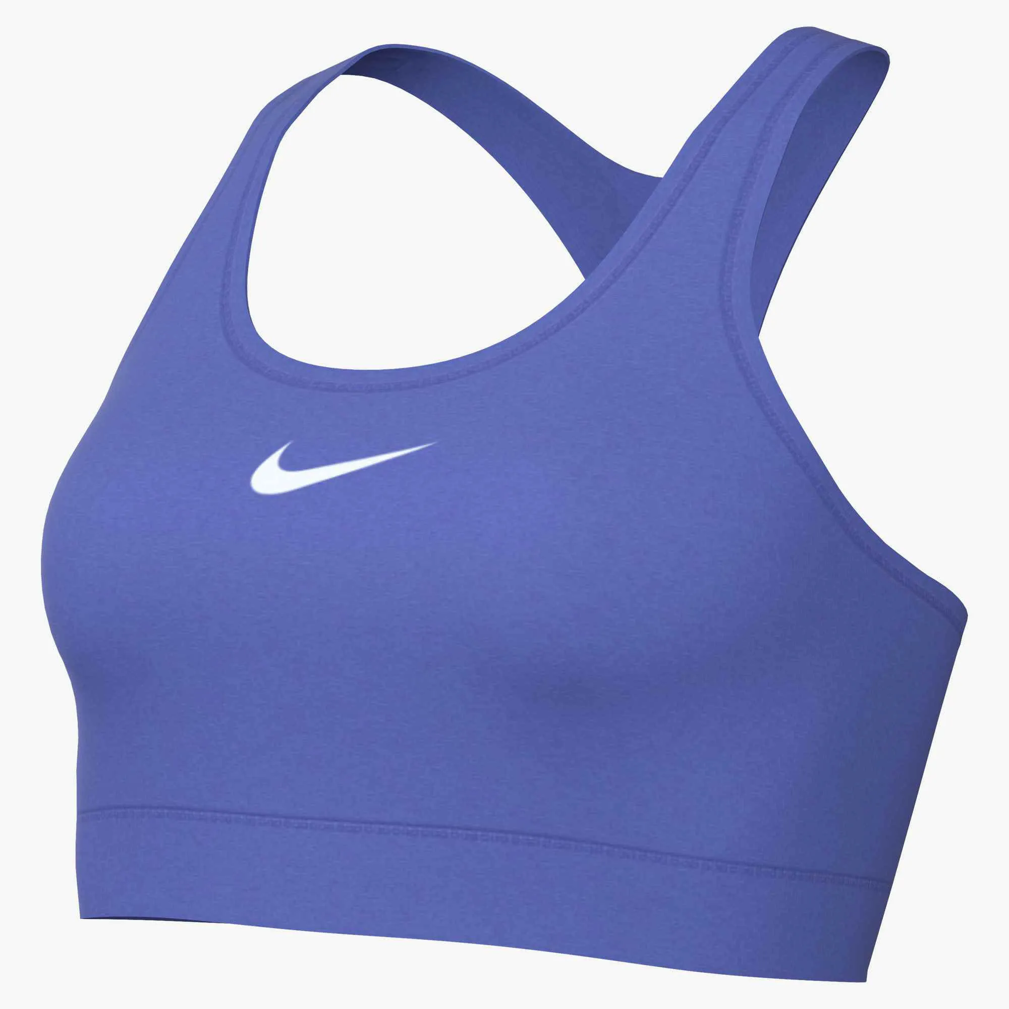 Nike Swoosh gepolsterterSport-BH mit mittlerem Halt blau