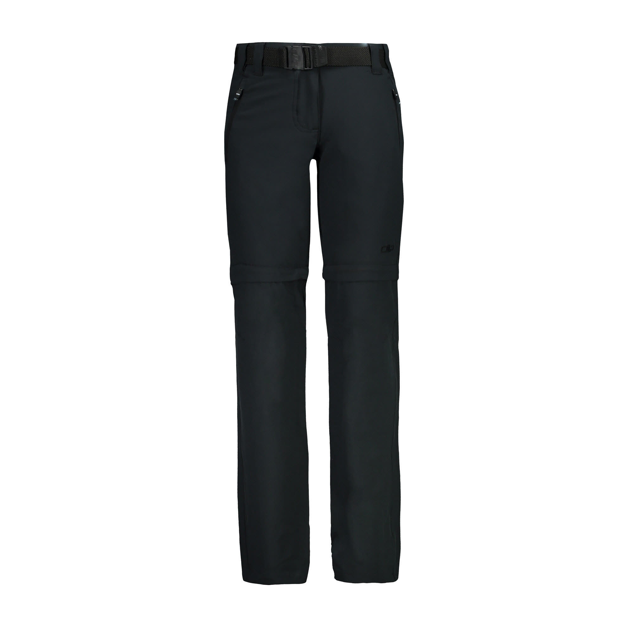 CMP Stretch Long Pant Zip off Mädchen Wanderhose Trekkinghose grau NEU