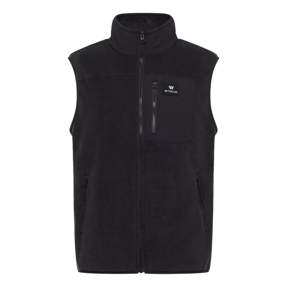 Witeblaze Tairo Fleeceweste Herren schwarz