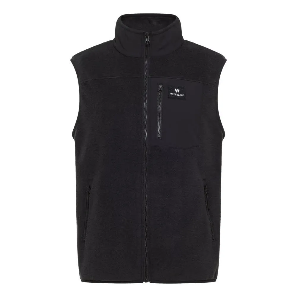 Witeblaze Tairo Fleeceweste Herren schwarz