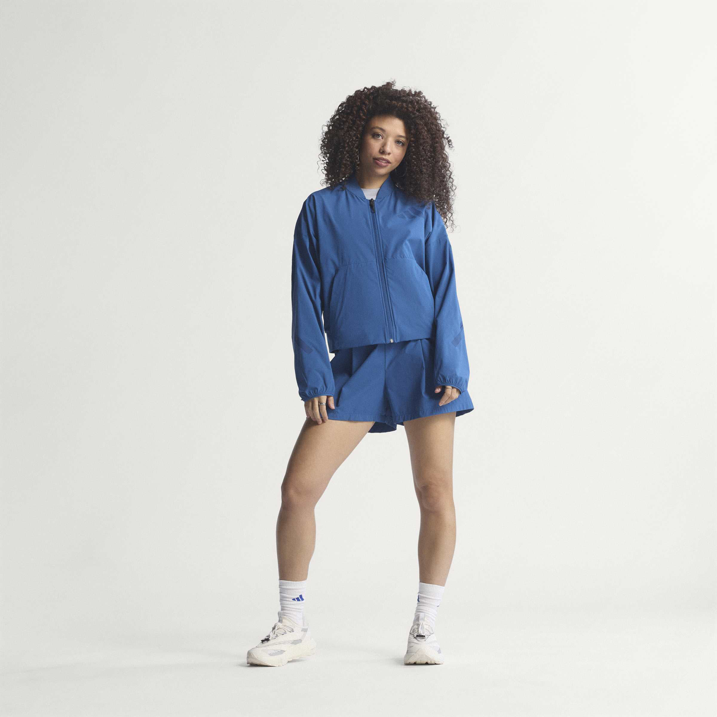 adidas Z.N.E. Woven Bomberjacke Damen blau