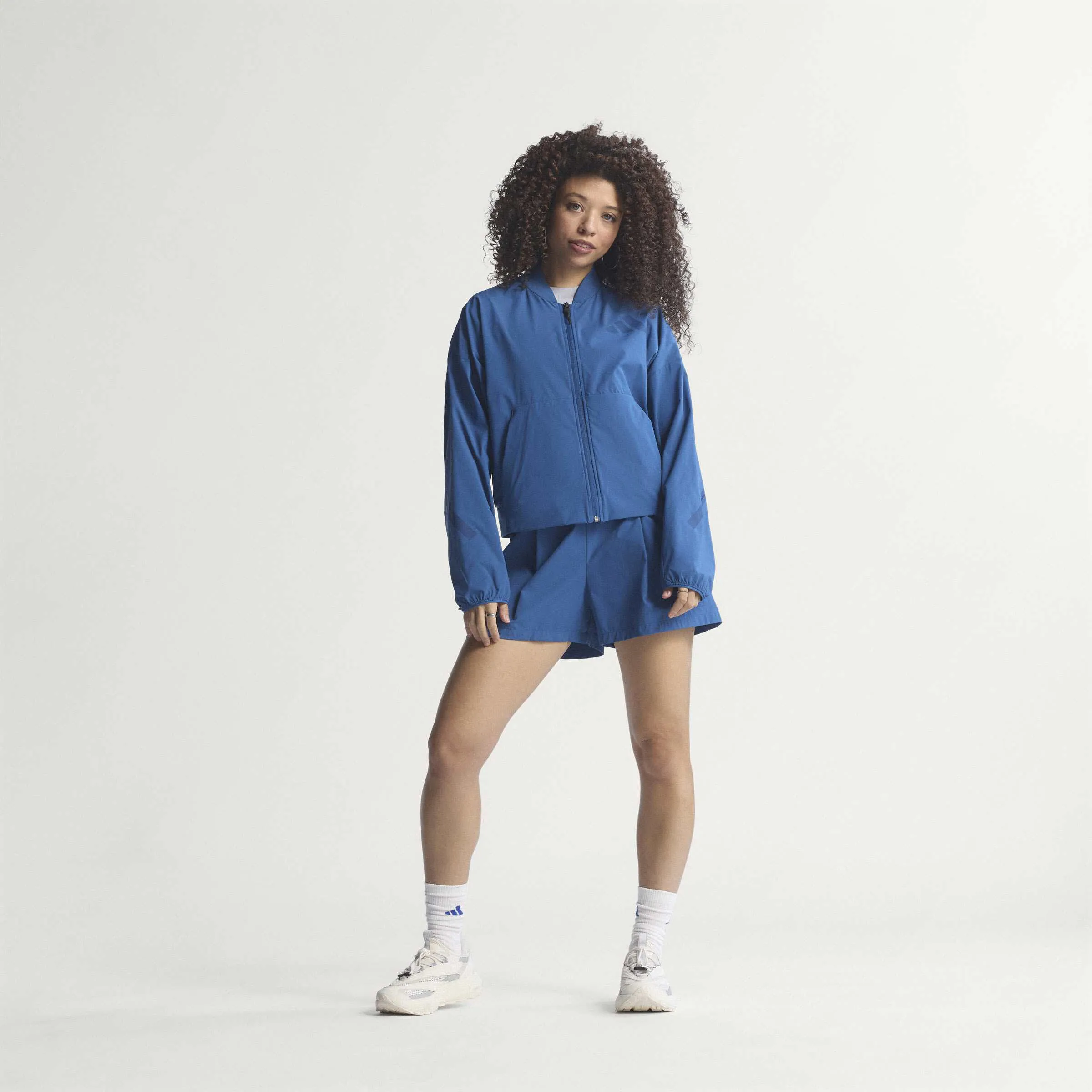 adidas Z.N.E. Woven Bomberjacke Damen blau