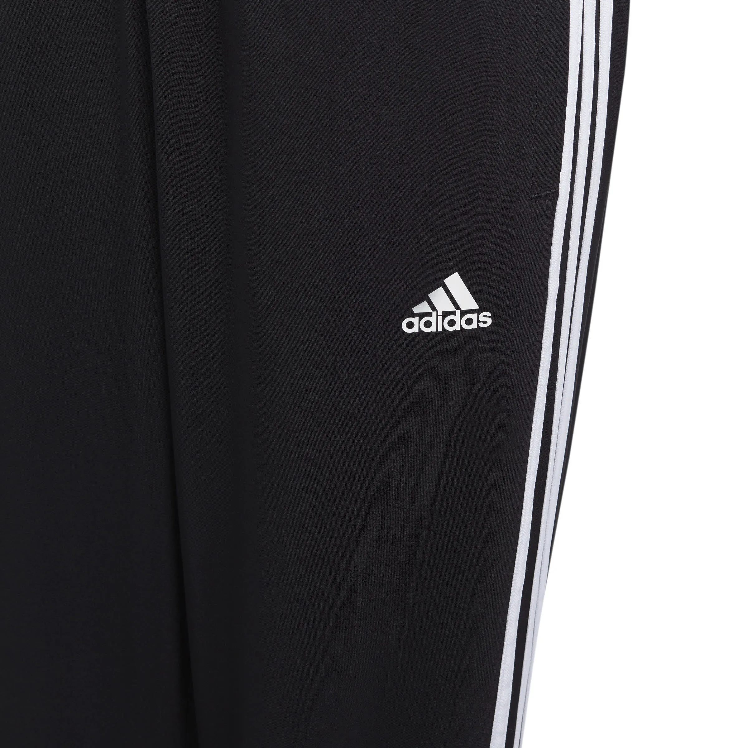 adidas Essentials 3-Streifen Woven Hose Jogginghose Kinder schwarz