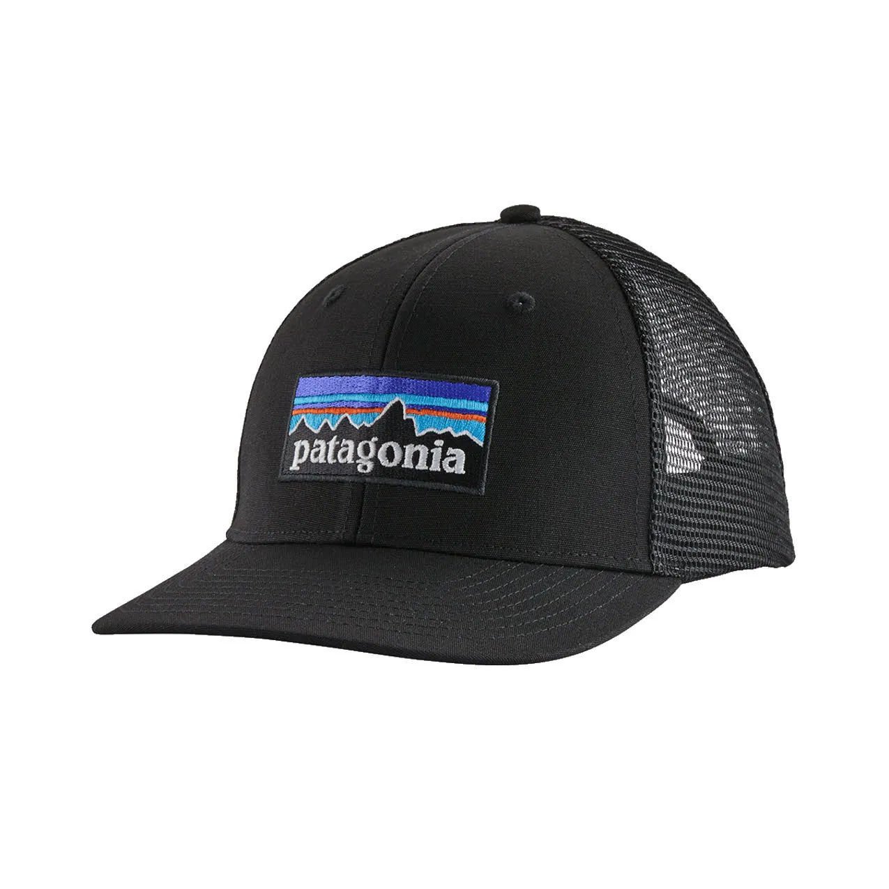 Patagonia P-6 Logo Trucker Hat Unisex Kappe Cap schwarz